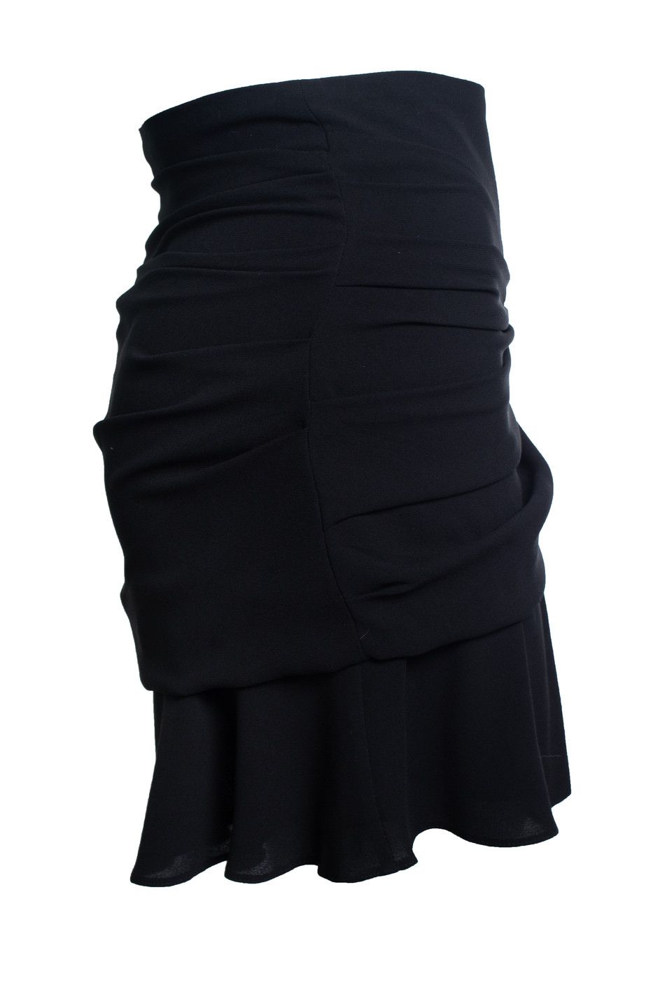 Iro IRO, draped Lussac skirt in black Size 26" / US 2 / IT 38 - 6 Thumbnail