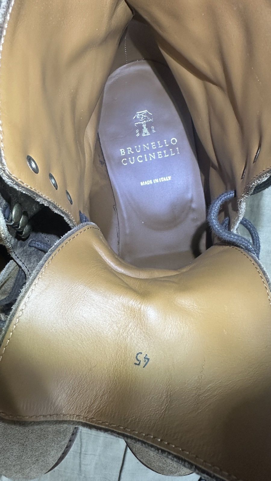 Brunello Cucinelli Rare Size 45 Brunello Cucinelli Boots – Timeless Build Size US 12 / EU 45 - 14 Thumbnail