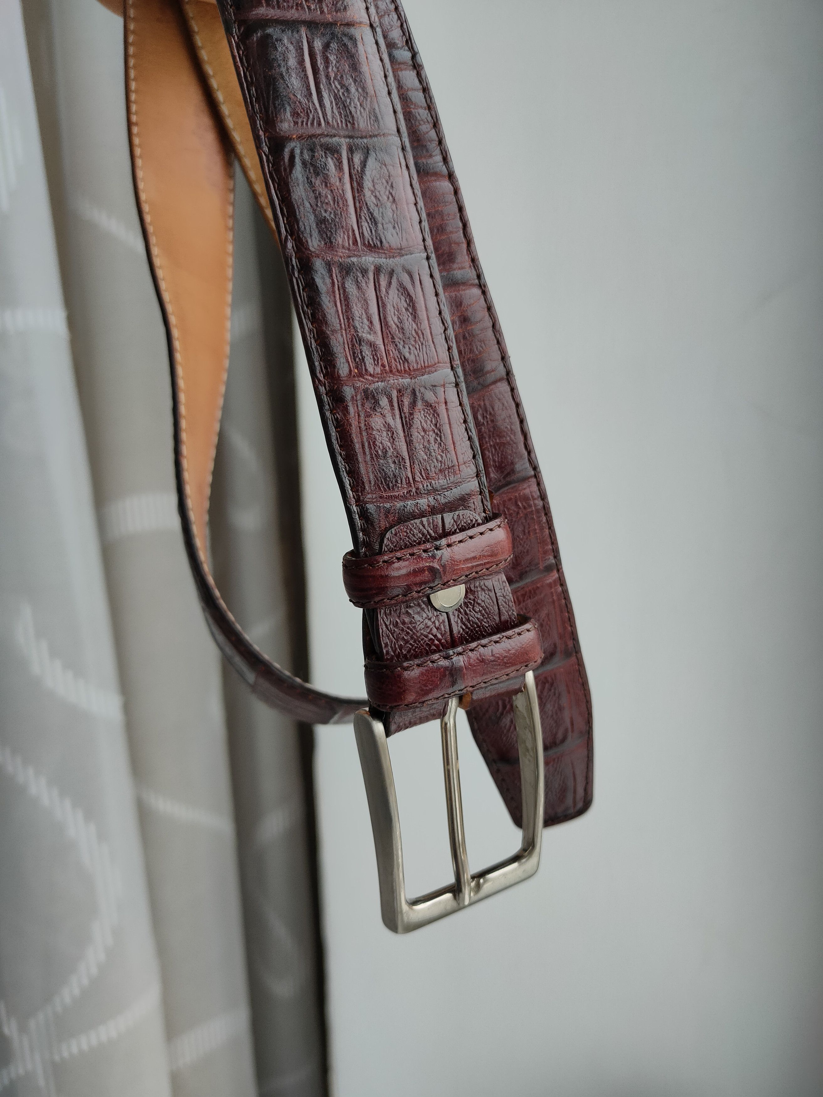 Vintage Robert Charles Vintage Leather Belts Men's Made in Italy Size ONE SIZE - 2 Thumbnail