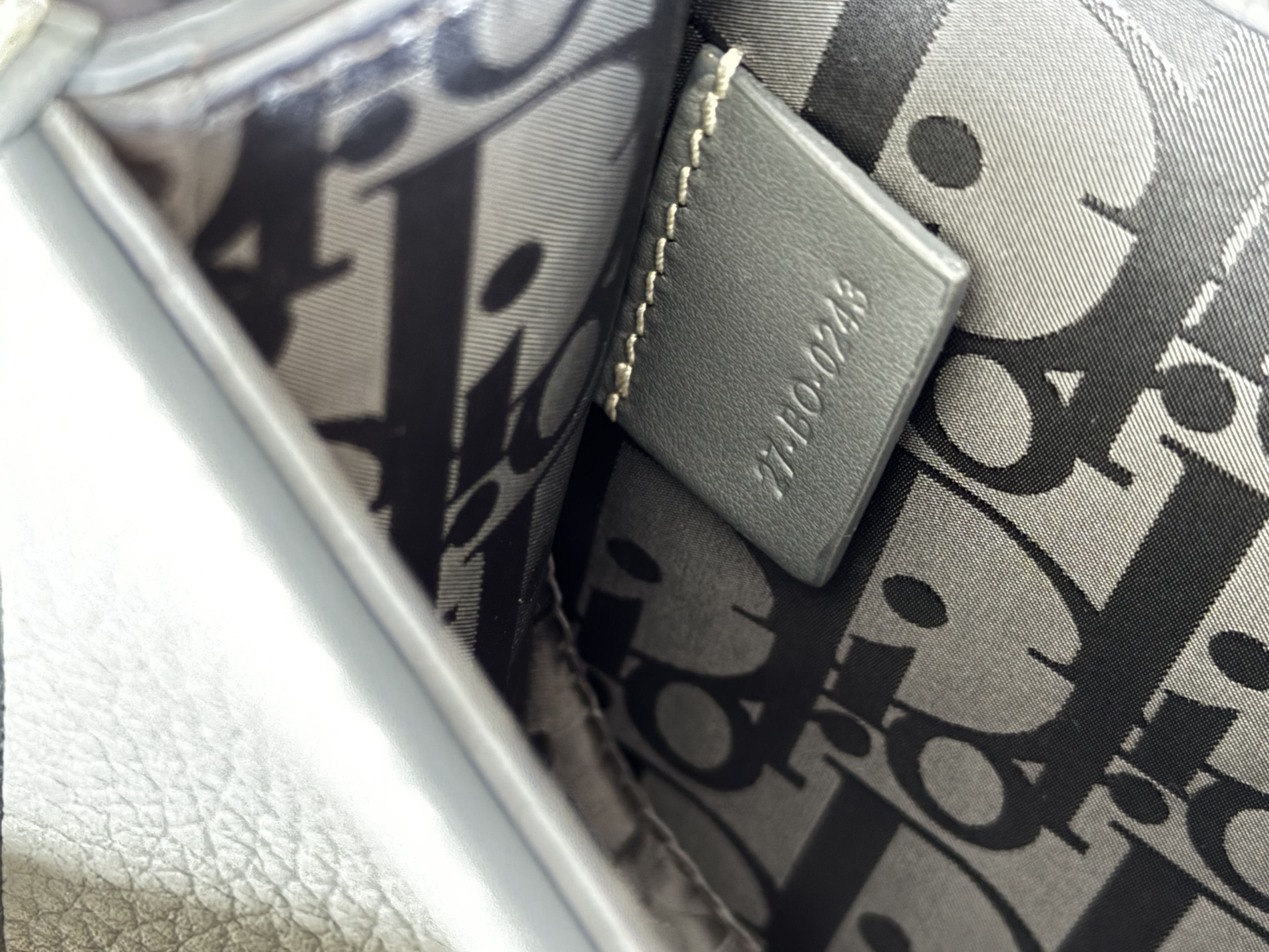 Dior Dior Mini Gallop Bag Calf Gray Size ONE SIZE - 6 Thumbnail