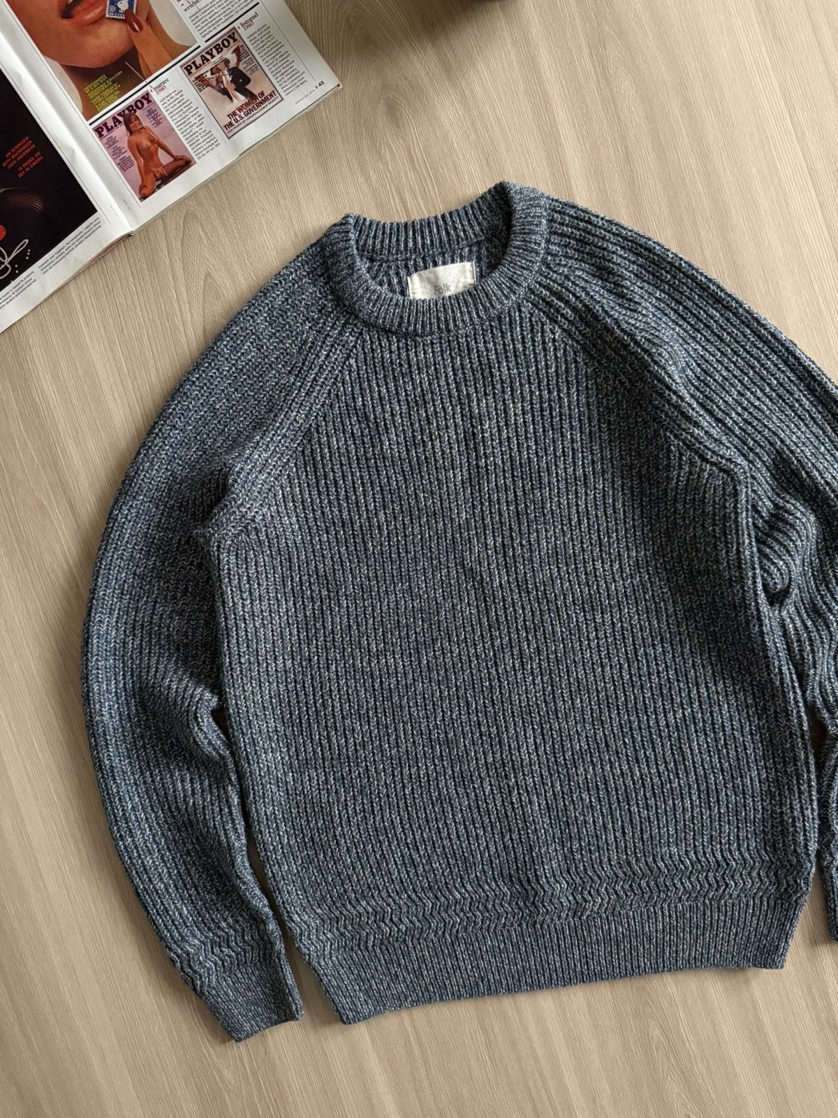 Folk Vintage Folk Fisherman Knit Wool Sweater Japanese Style Size US S / EU 44-46 / 1 - 3 Thumbnail