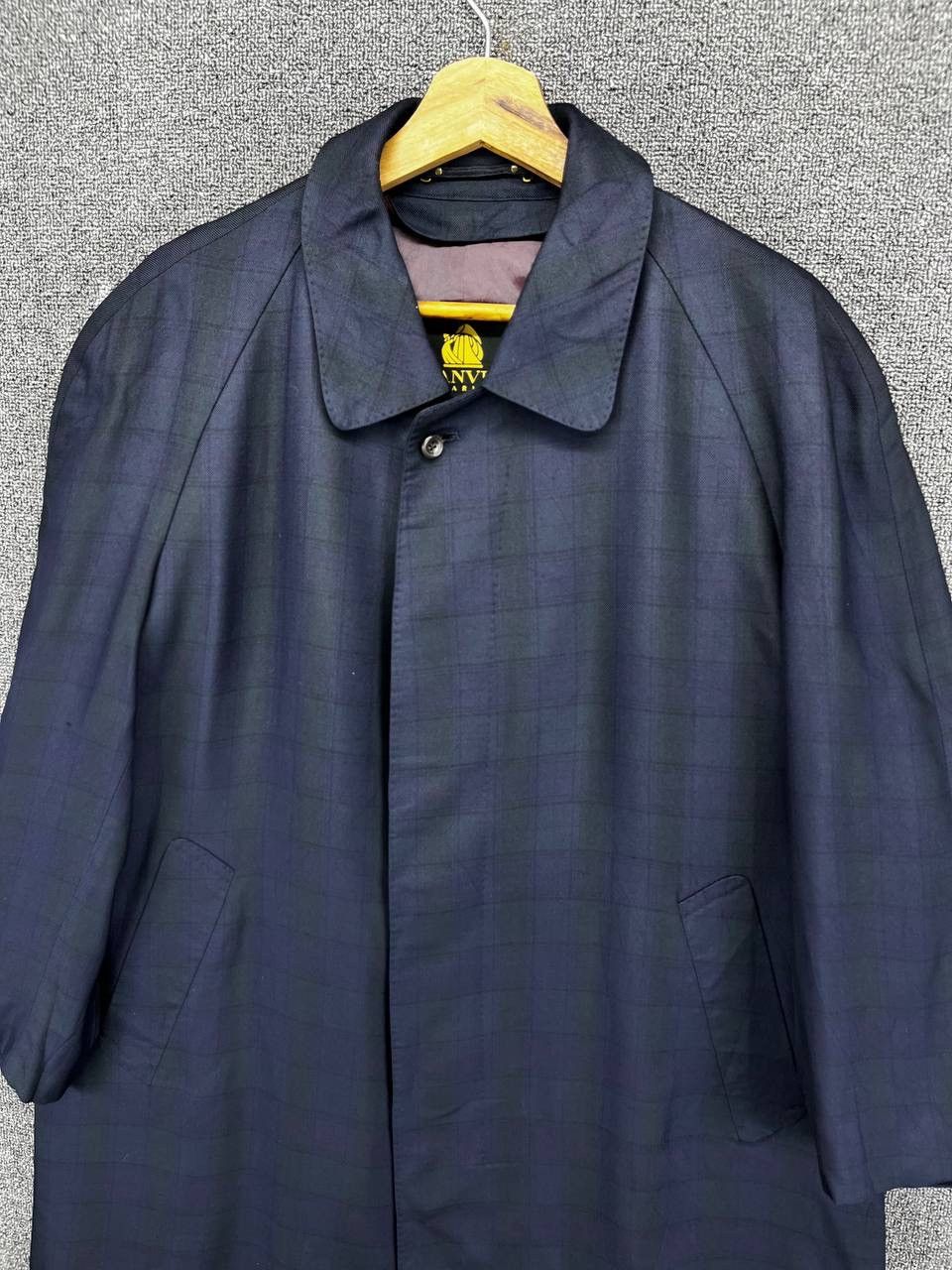 Lanvin Vintage Lanvin Shadow Plaids Rare Button Up Jacket Size US M / EU 48-50 / 2 - 5 Thumbnail