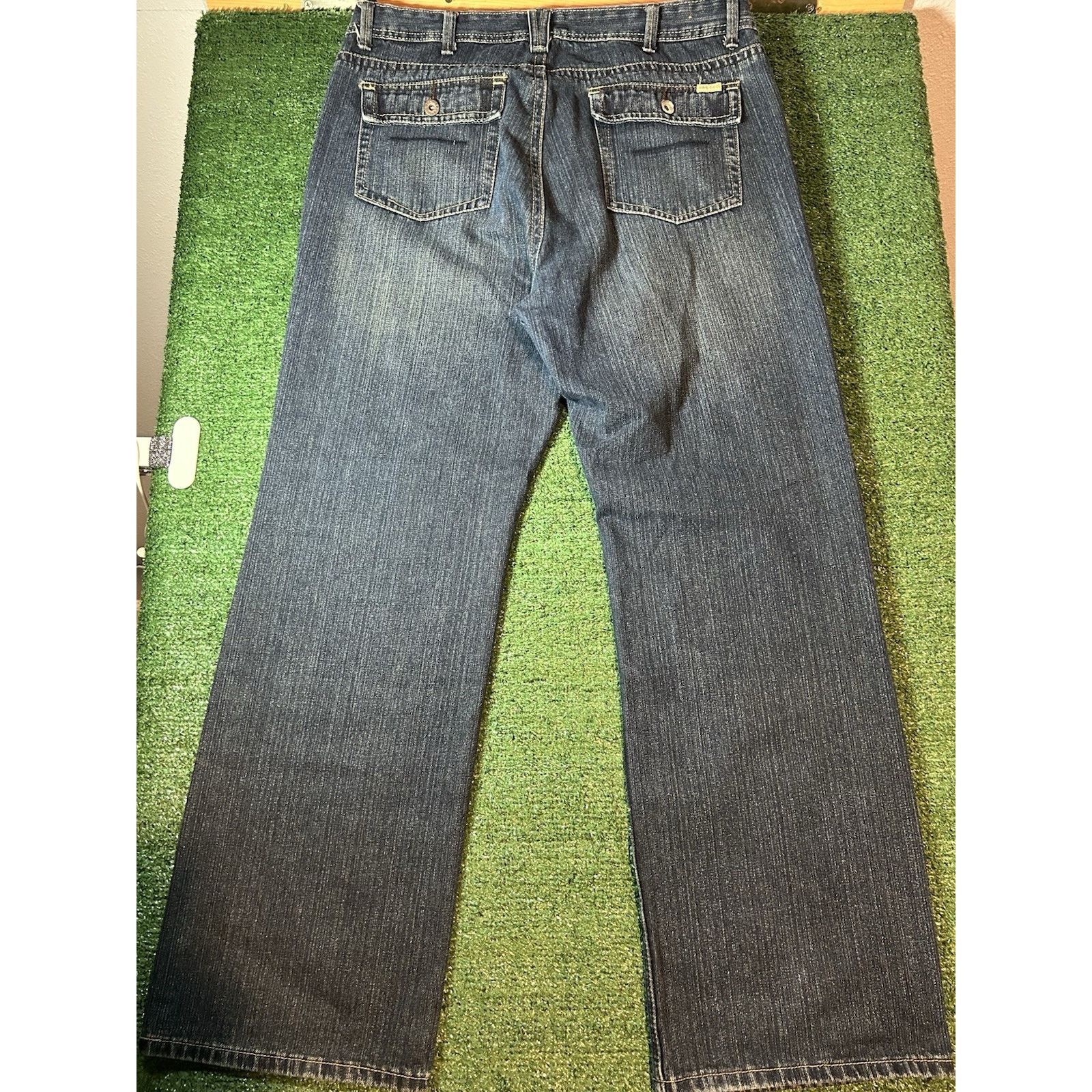 Oleg Cassini Y2K Oleg Cassini Denim Wide Leg Relaxed Fit Men’s 36x32 Size US 36 / EU 52 - 12 Thumbnail