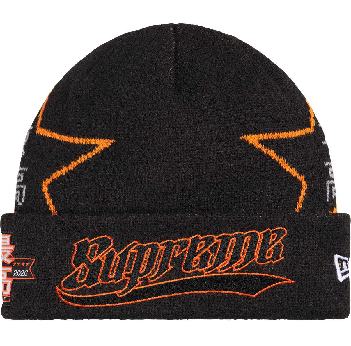Supreme Supreme New era Black letter Beanie | Grailed