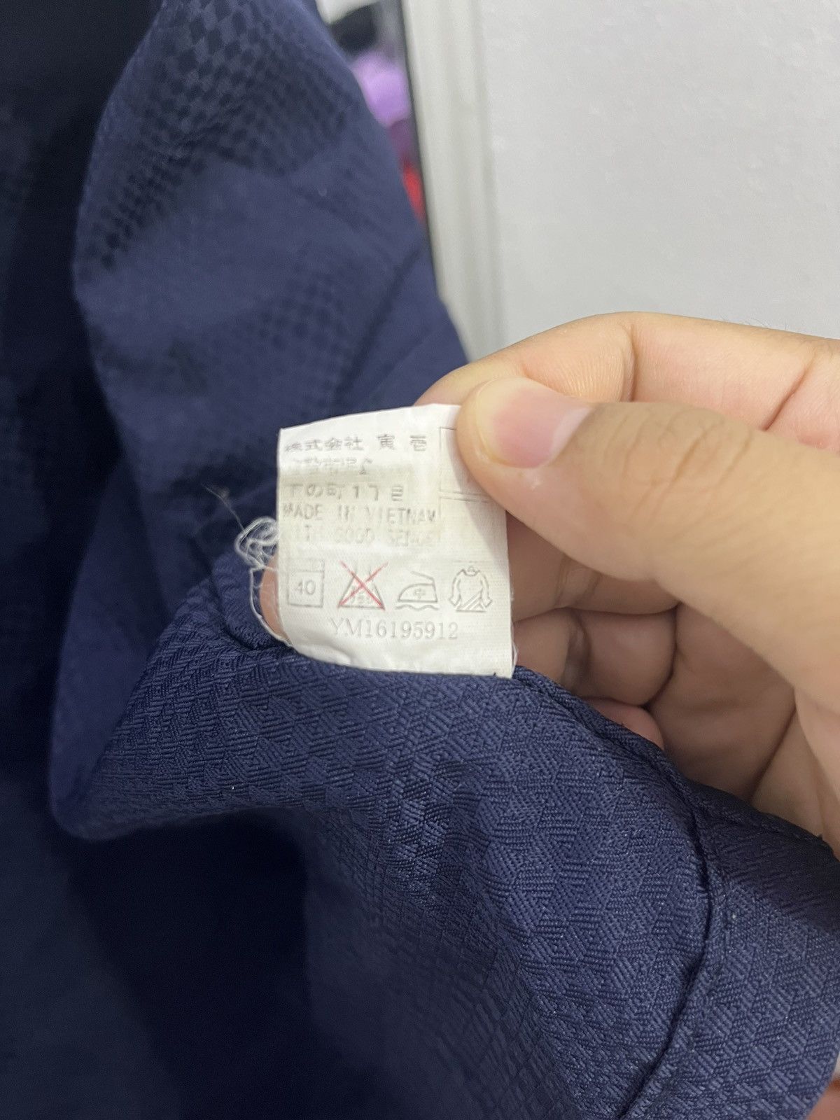 Japanese Brand Toraichi Japan Checkered Work Vest Utility Navy Size US M / EU 48-50 / 2 - 9 Thumbnail