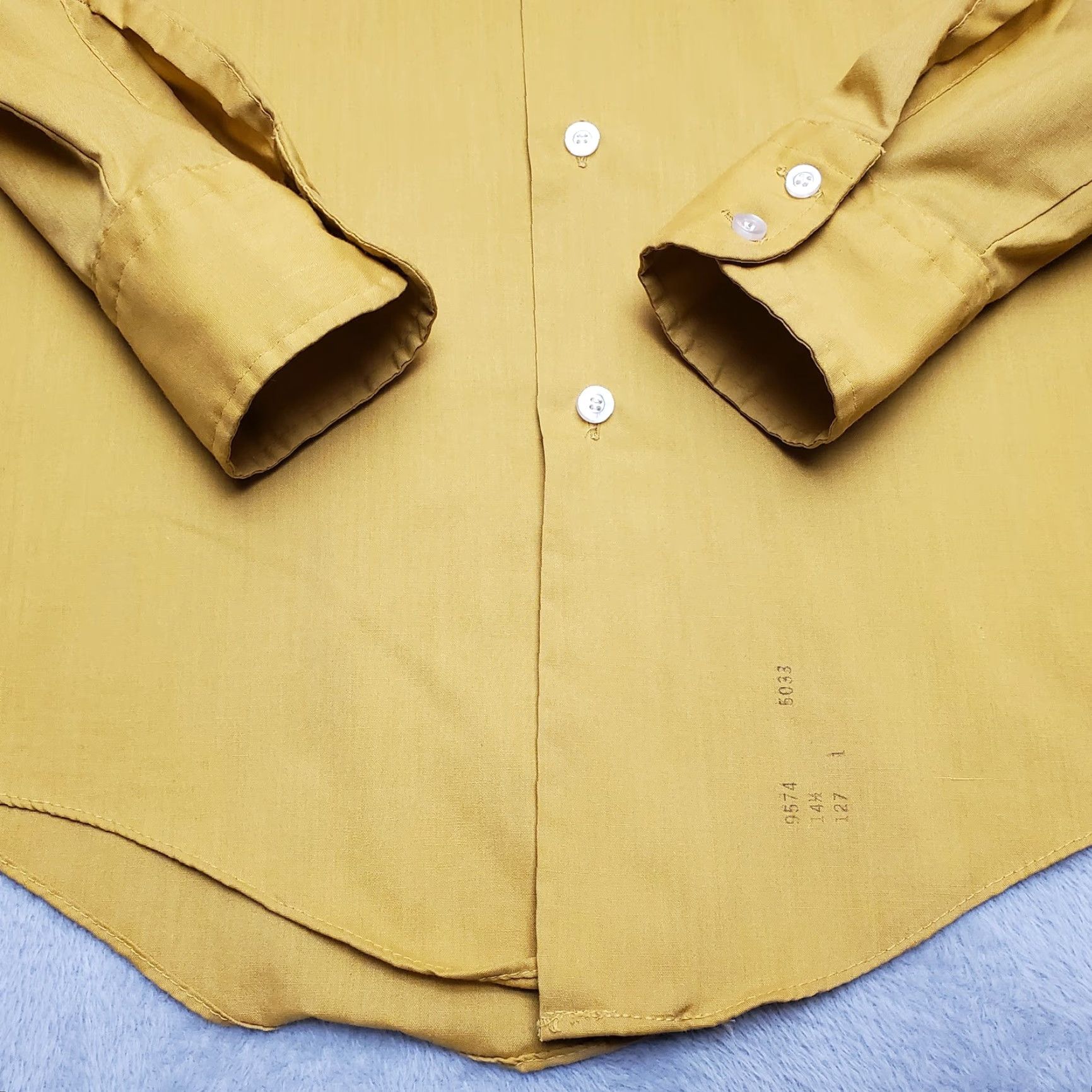 Vintage VINTAGE Durable Press Shirt Mens 14.5 Gold No Iron Button Long Sleeve Dad Casual Size US M / EU 48-50 / 2 - 6 Thumbnail