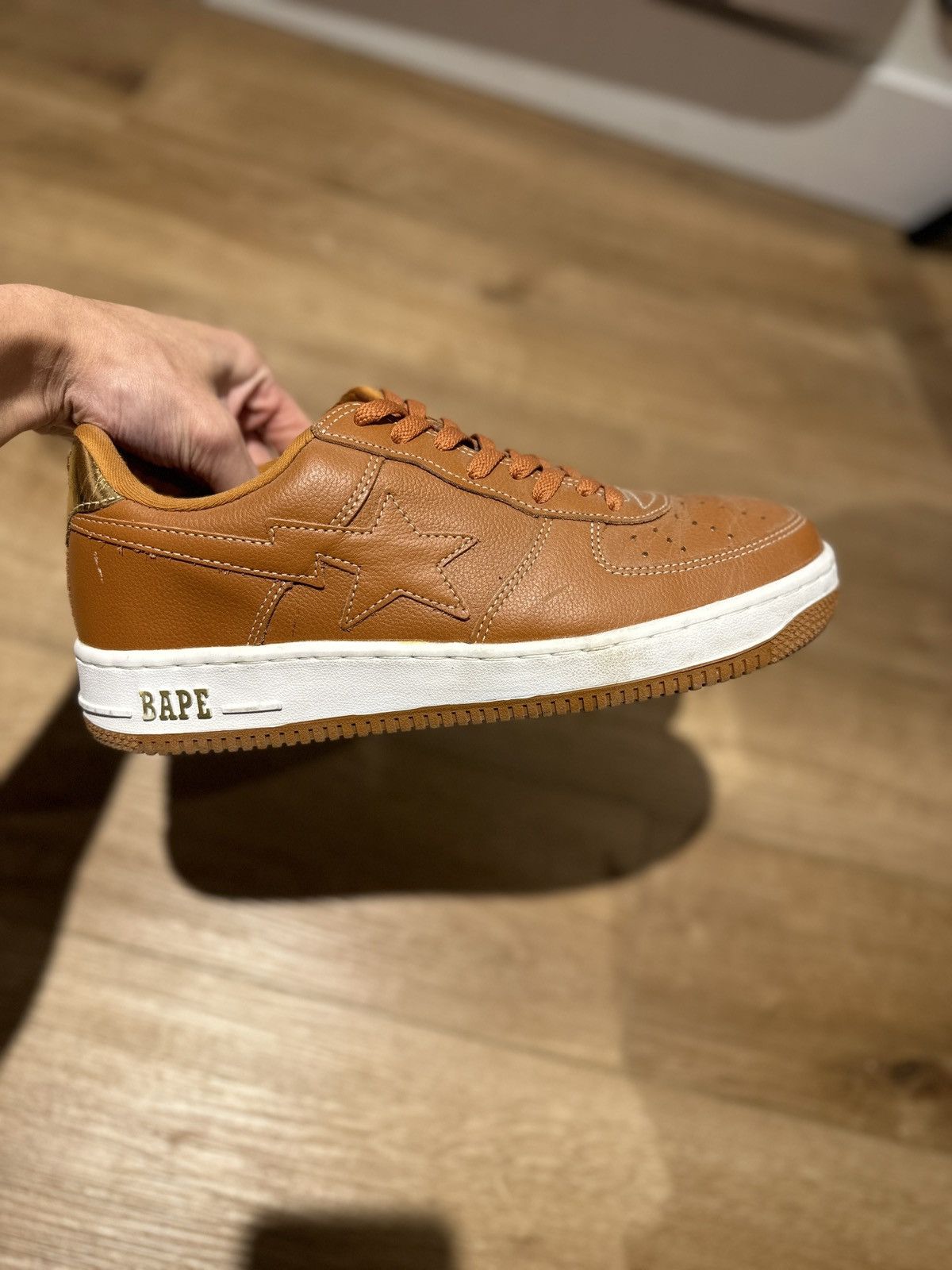 image of 2008 Bapesta Shoes in Brown, Men's (Size 10)
