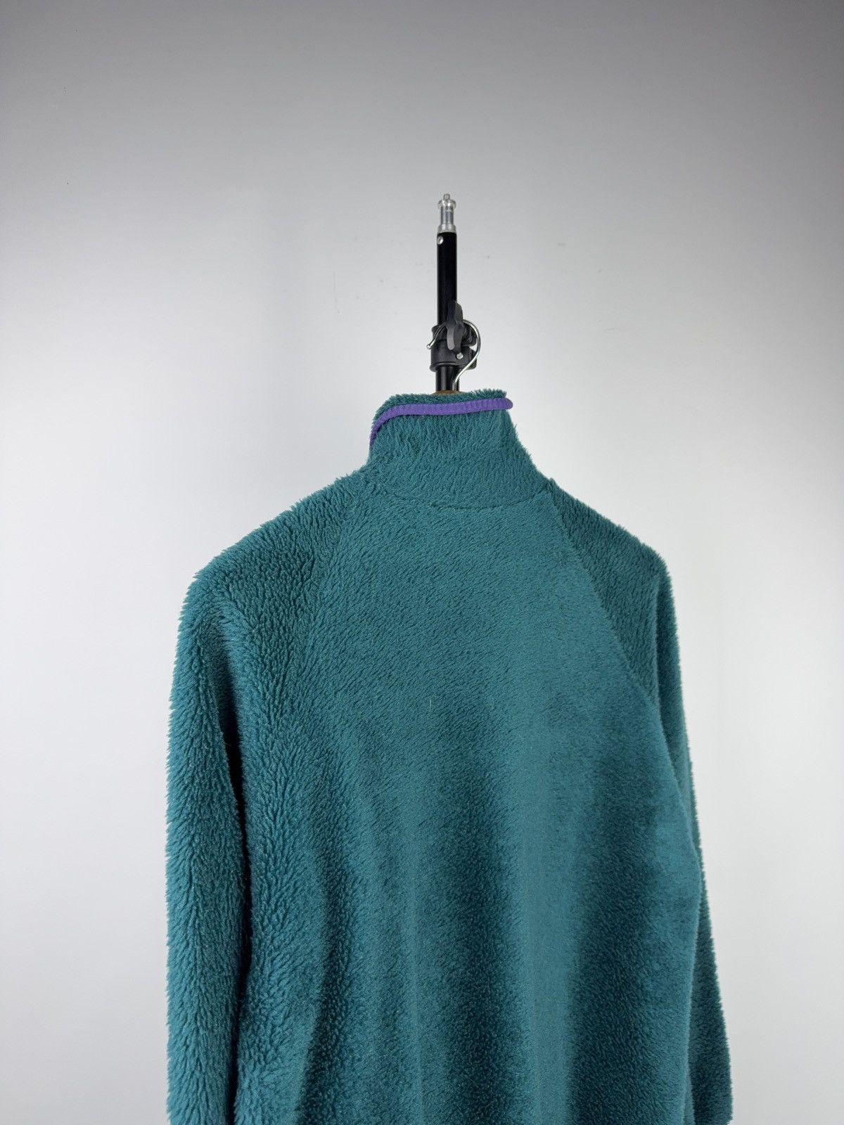 Helly Hansen Vintage Helly Hansen High Pile Fleece Jacket Green Purple Size US M / EU 48-50 / 2 - 12 Thumbnail