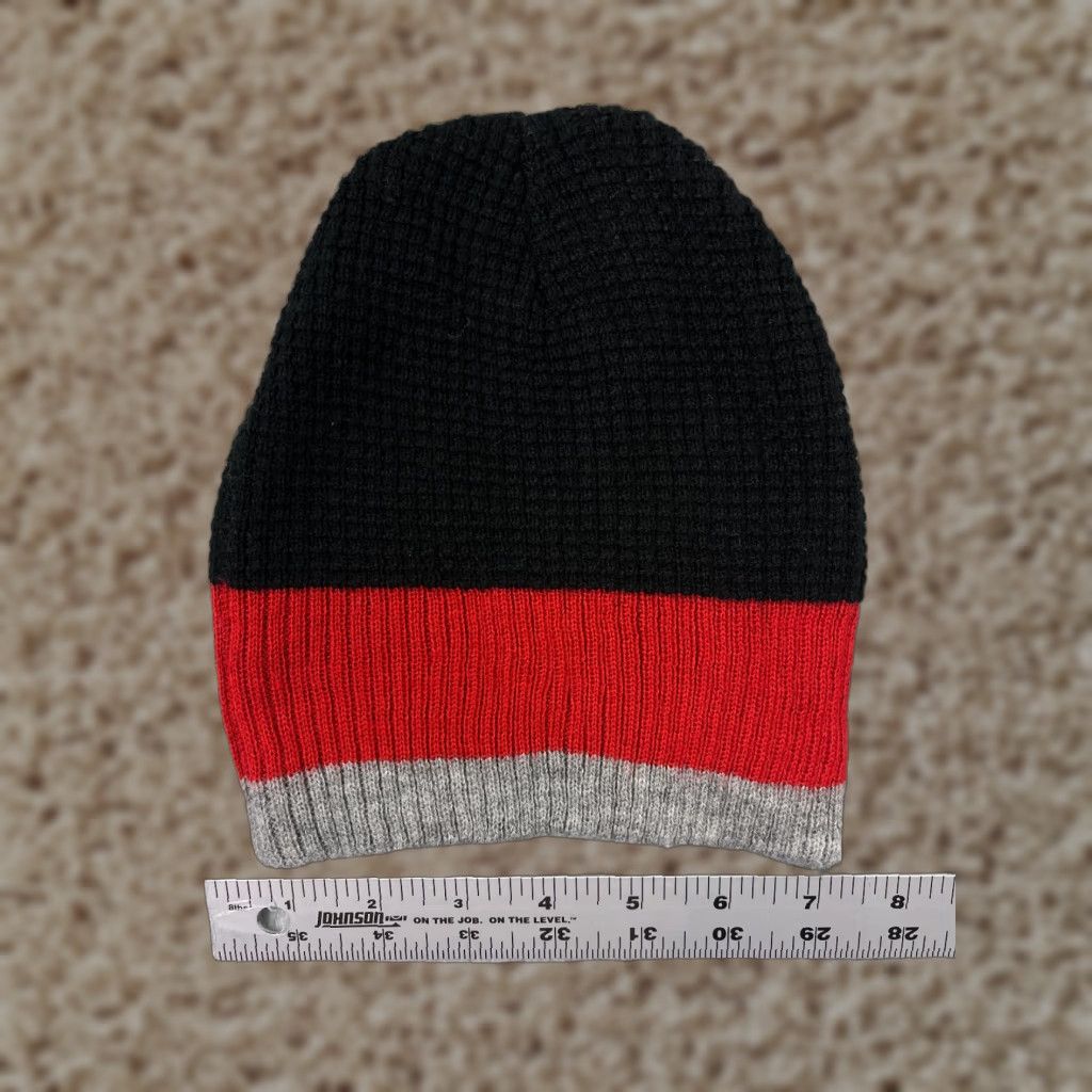 Vintage Paris Accessories Beanie Toque Mens One Size Red Knit Acrylic Casual Skater Size ONE SIZE - 1 Thumbnail