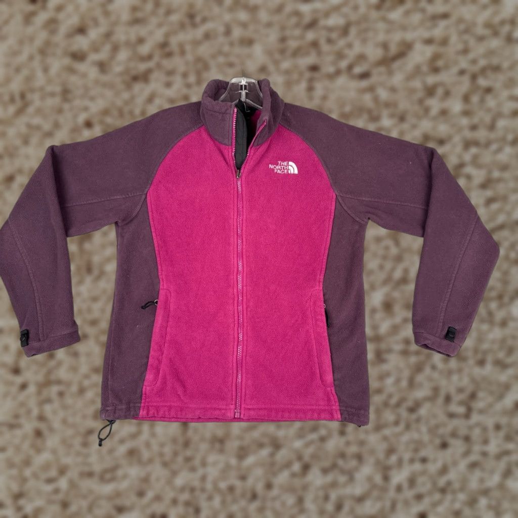 The North Face The North Face Jacket Womens Small Pink Full Zip Mock Neck Polyester Fleece Size S / US 4 / IT 40 - 1 Thumbnail