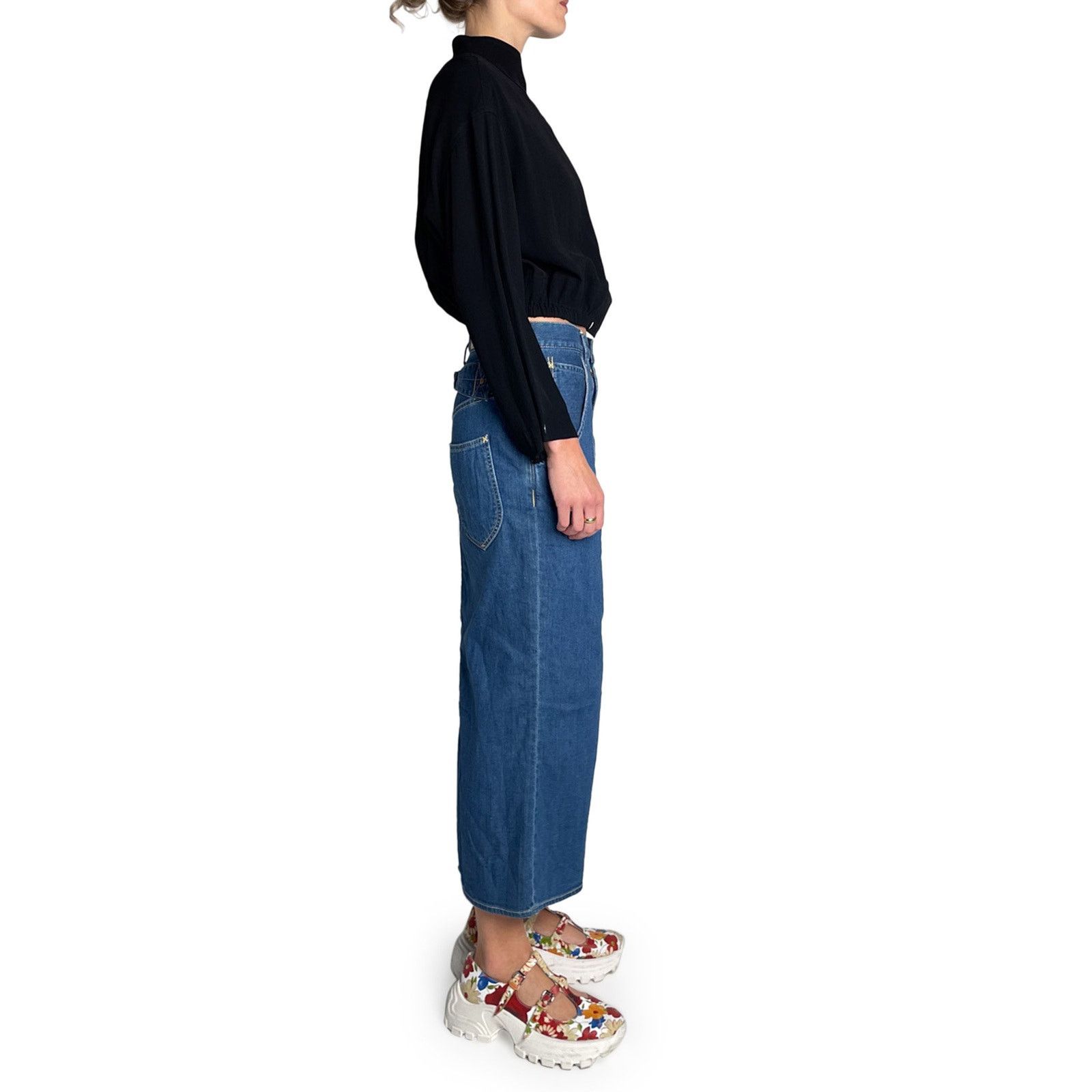 Kapital Kapital Japanese Denim Skirt Size 26" / US 2 / IT 38 - 4 Thumbnail