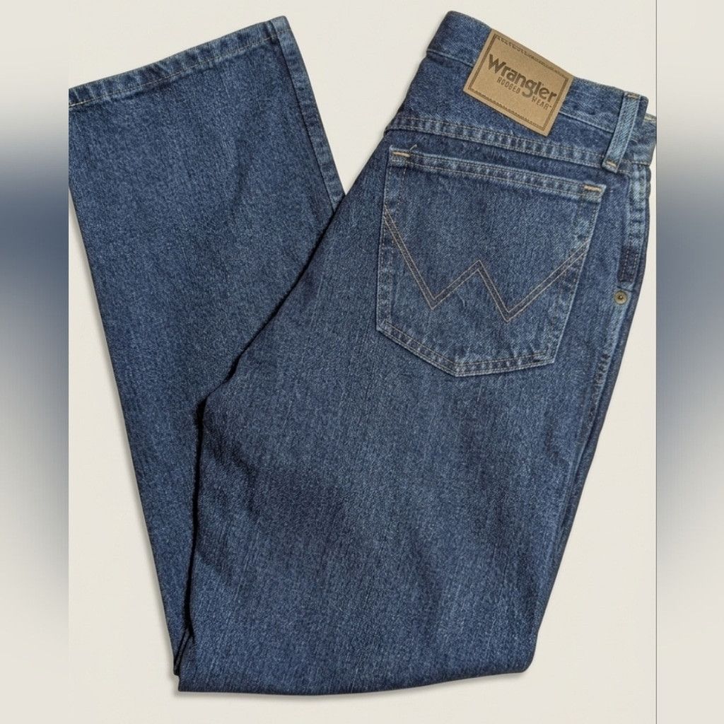 Wrangler Wrangler Rugged Wear Relaxed Fit Jeans 100% Cotton 35001 Size US 32 / EU 48 - 4 Thumbnail
