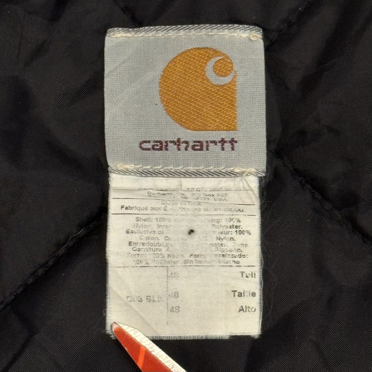 Carhartt × Vintage Carhartt C03 BLK Arctic Quilt-Line Jacket Union Made 48 Tall Size US XL / EU 56 / 4 - 7 Thumbnail
