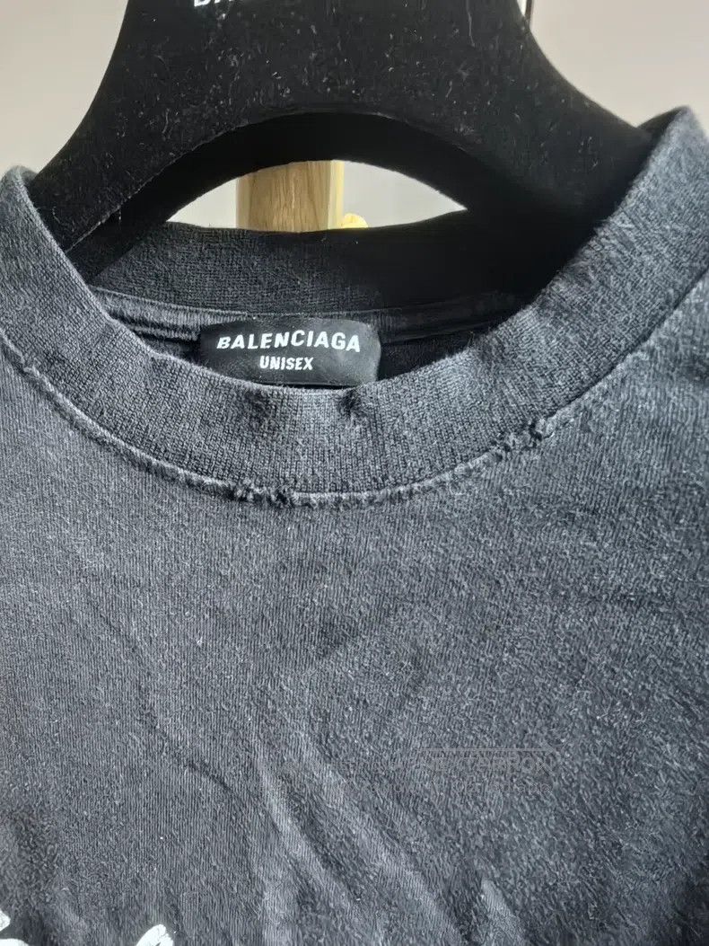 Balenciaga Balenciaga Graffiti Logo Short Sleeve T-Shirt Size US XXS / EU 40 - 5 Thumbnail