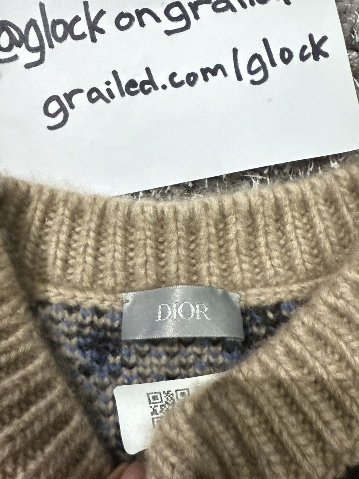 Dior × Travis Scott Dior x Travis Scott Cashmere Oblique Monogram Knit Vest Size US M / EU 48-50 / 2 - 7 Thumbnail