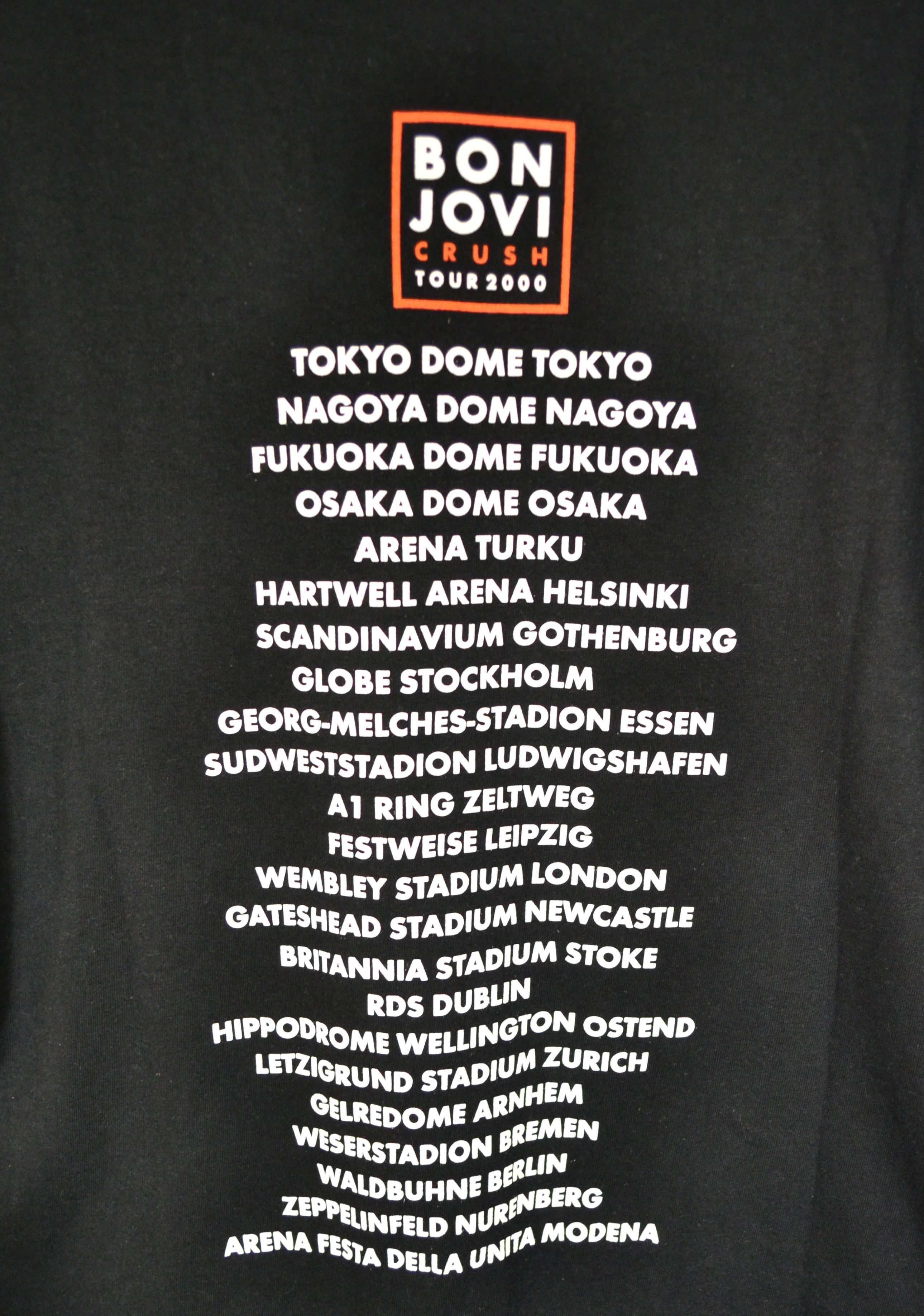 Band Tees Vintage Bon Jovi Crush Tour 2000 Band Tee Size US M / EU 48-50 / 2 - 5 Thumbnail
