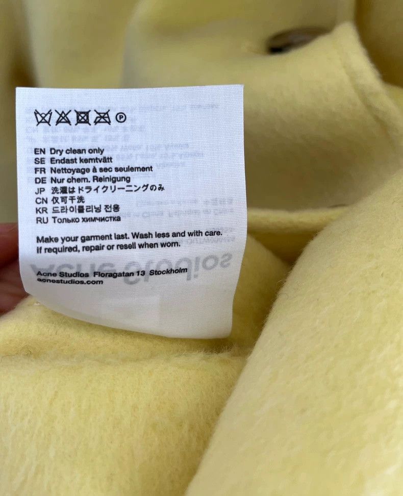 Acne Studios Acne Studios ACNE STUDIOS yellow jacket-2507 Size US S / EU 44-46 / 1 - 4 Thumbnail