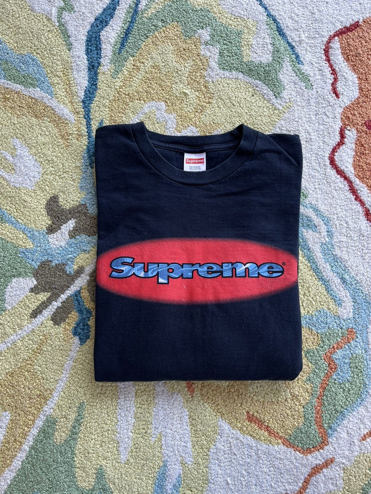 Supreme Supreme Ripple L/S SS18 Navy Size US M / EU 48-50 / 2 - 5 Thumbnail