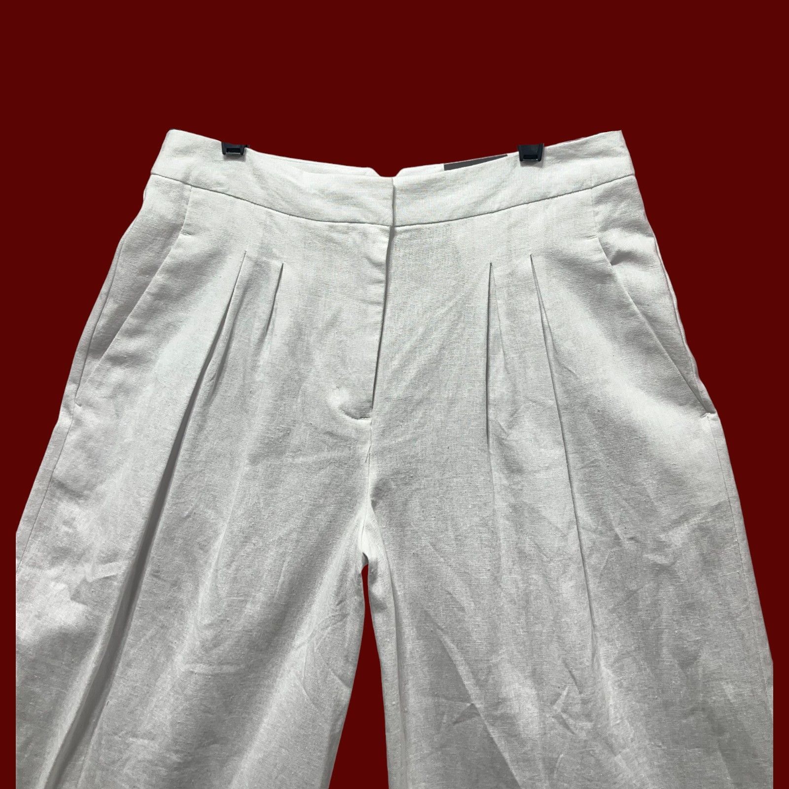 Worthington Worthington - Women's Mid-Rise Tall Cropped Pants - White - Size 26" / US 2 / IT 38 - 17 Thumbnail