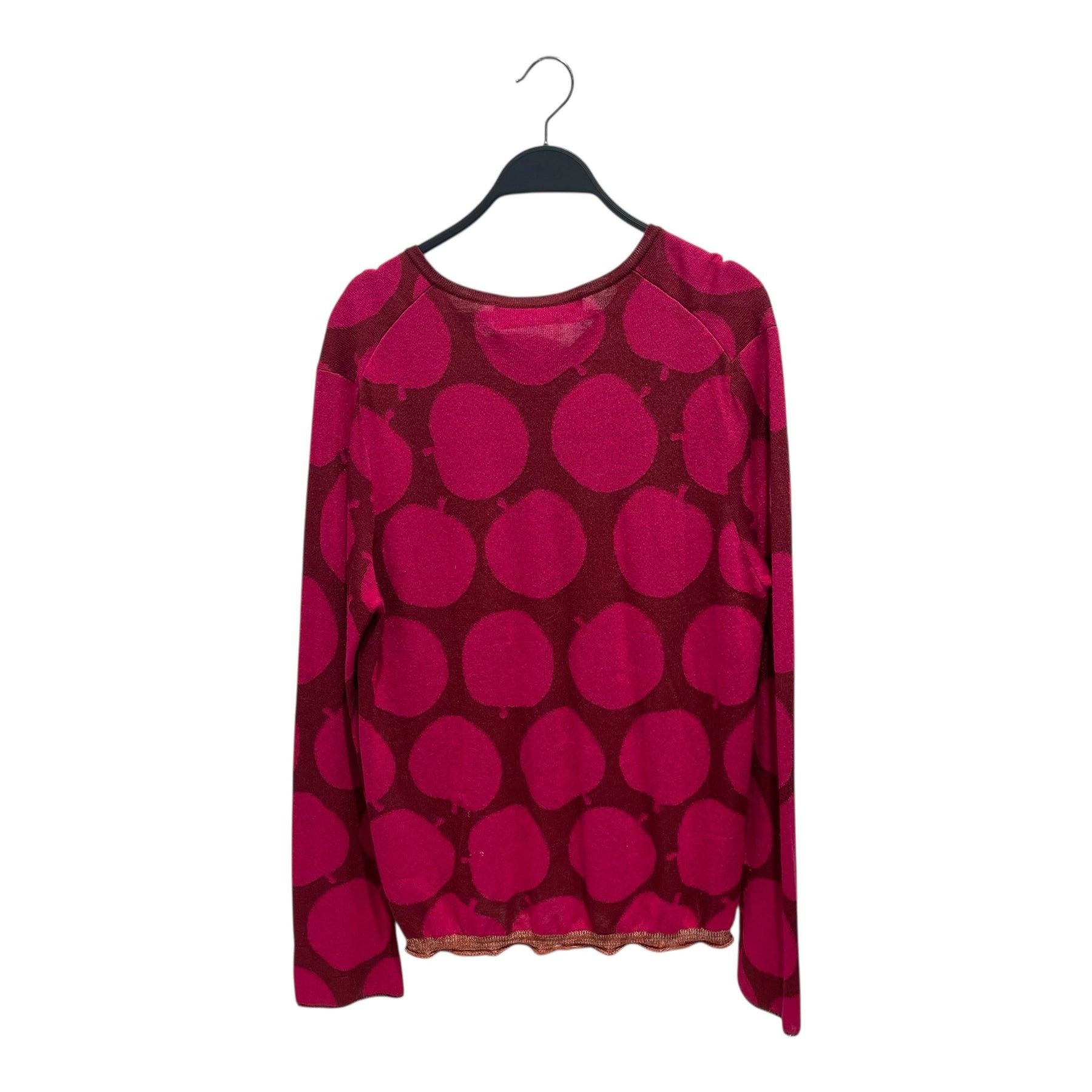 Comme des Garcons Homme Plus Archive AD2000 Apple Motif Knit Sweater Size US S / EU 44-46 / 1 - 2 Thumbnail