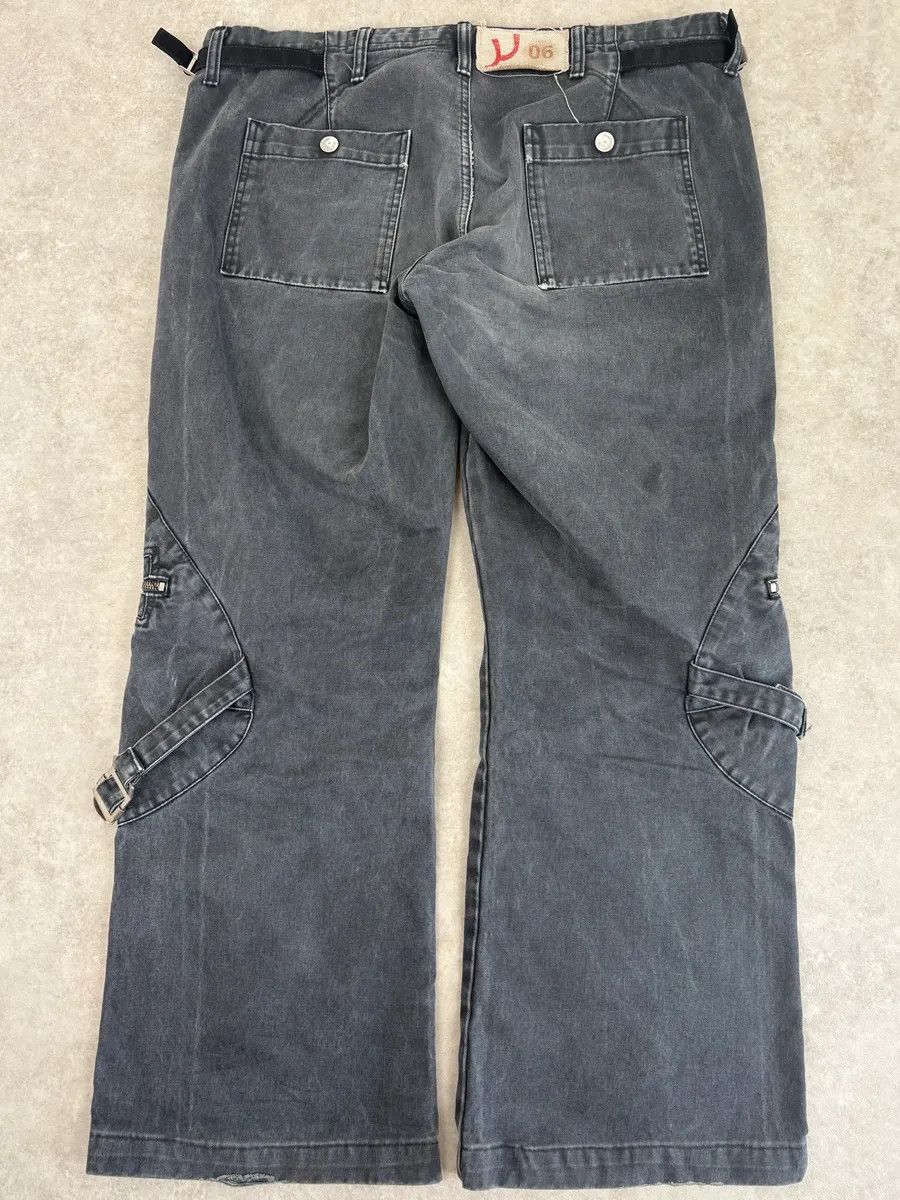 Armani AW2005 Armani Bondage Large Navy Flared Pants Size US 34 / EU 50 - 6 Thumbnail