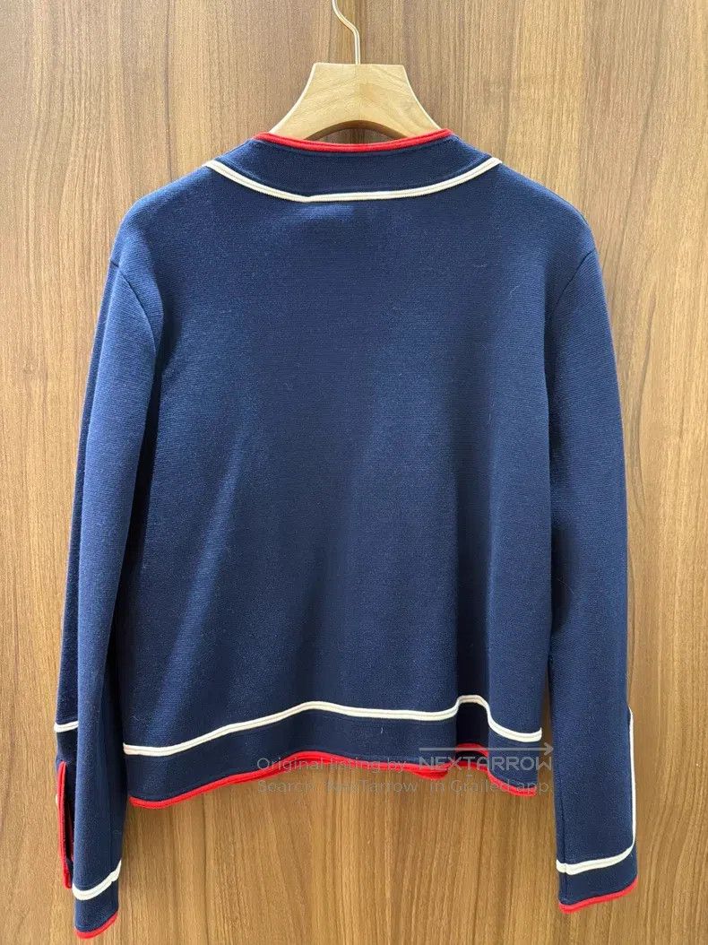 Gucci Gucci Colour-blocked knitted cardigan coat Size S / US 4 / IT 40 - 2 Thumbnail