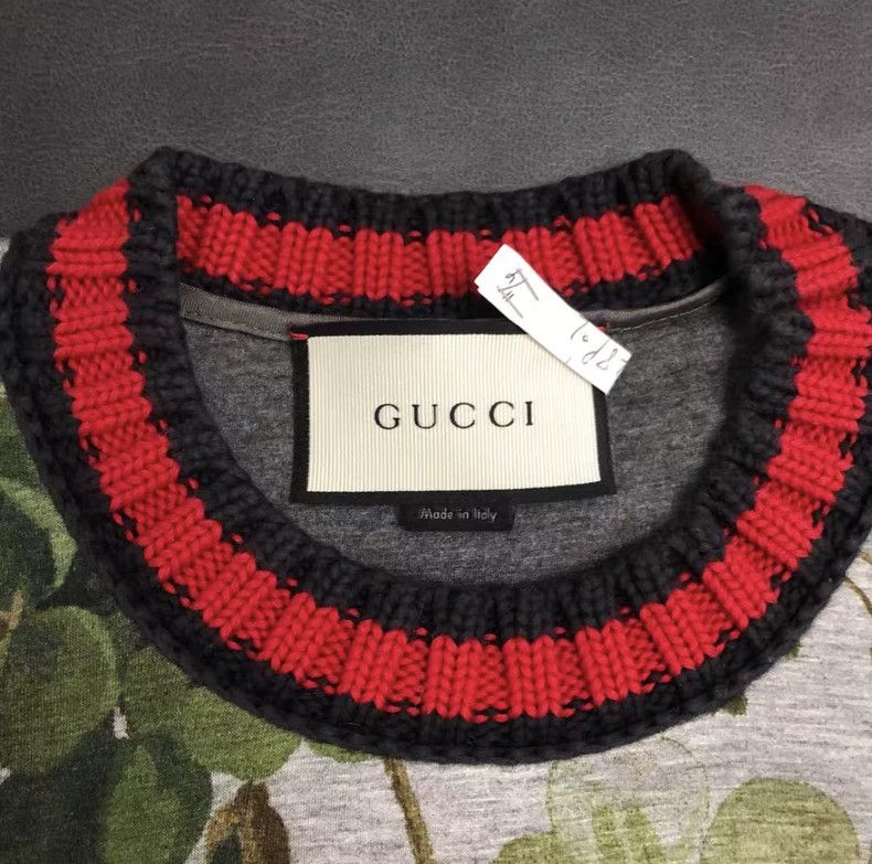 Gucci Gucci Men's and women's same geranium sweatshirt 2501-Nexta Size US XS / EU 42 / 0 - 2 Thumbnail