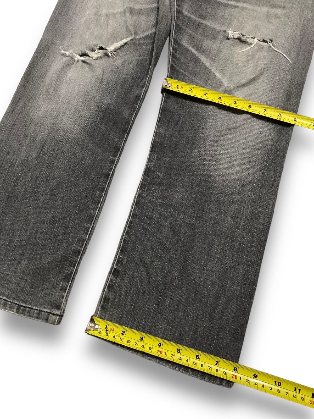 Edwin Vintage Edwin 503Zero Faded Baggy Distressed Grunge Jeans Size US 33 - 15 Thumbnail