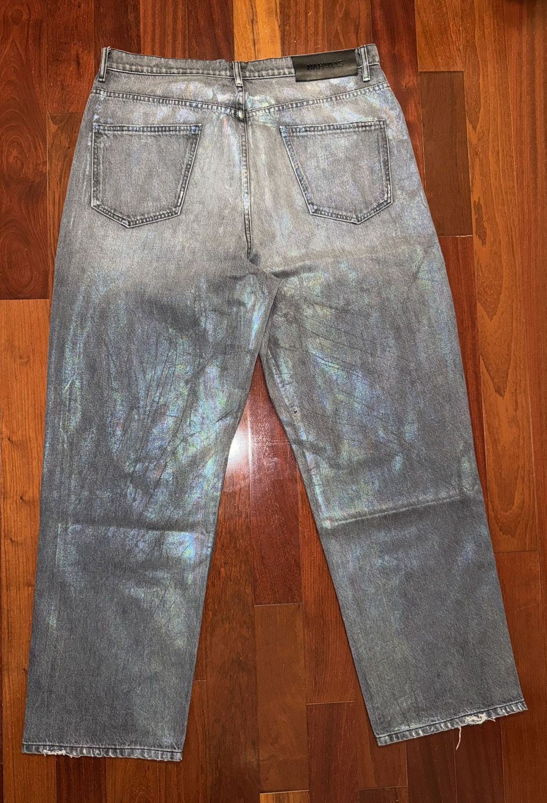 Nahmias Nahmias Oil Spill Baggy Jean Size US 38 / EU 54 - 5 Thumbnail