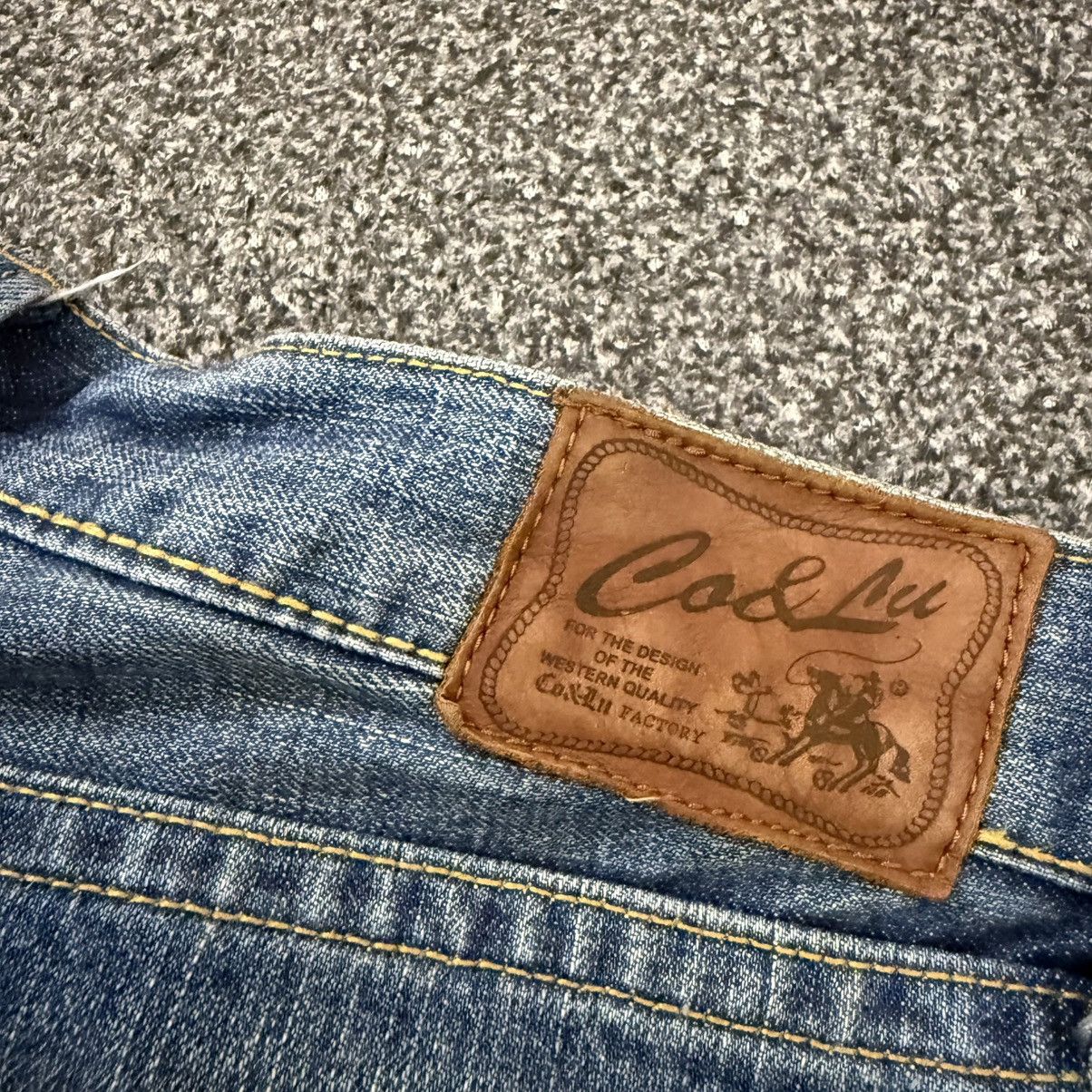 14th Addiction 🔥🇯🇵 Japanese Distressed Archival Co&Lu Denim Size US 33 - 12 Thumbnail