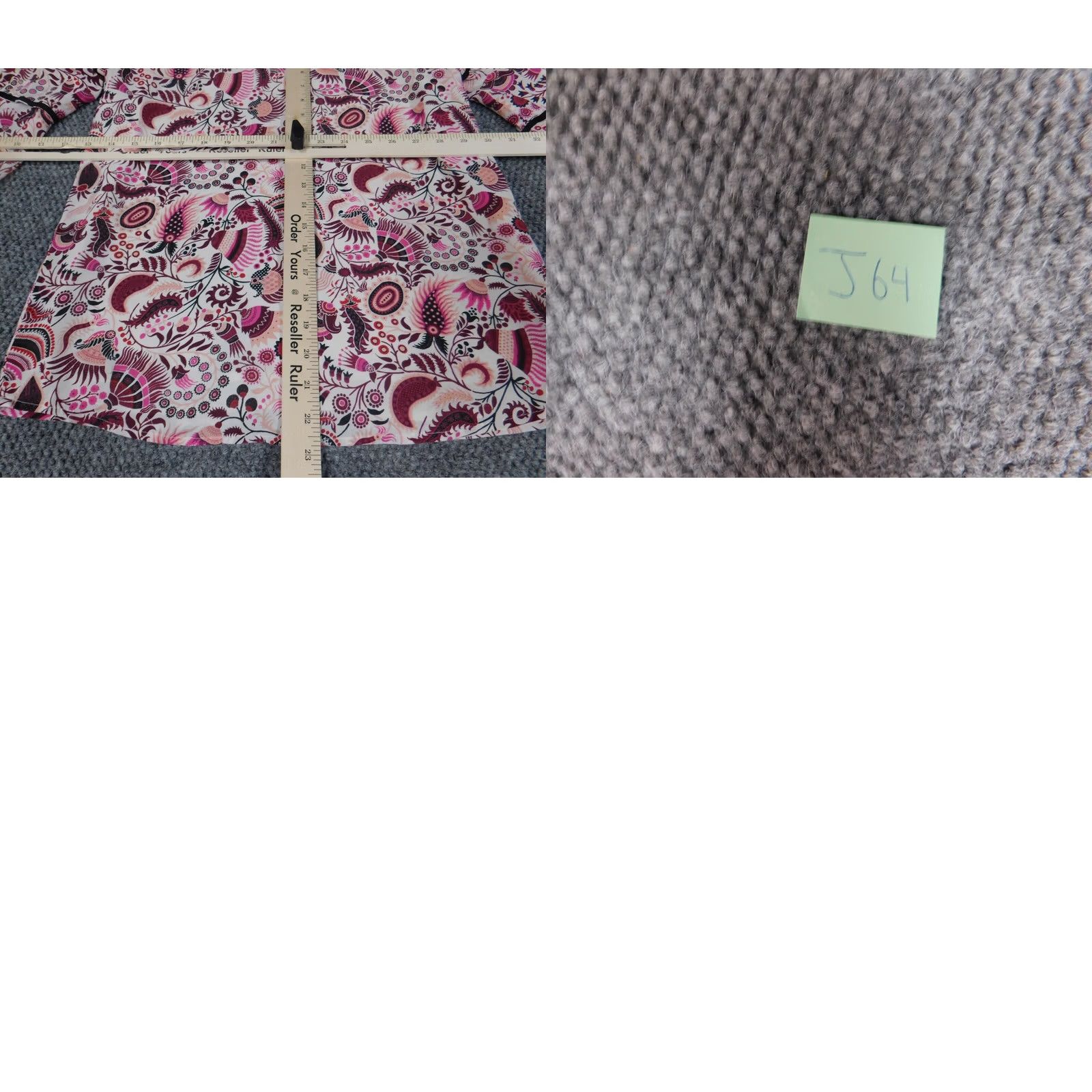 Ann Taylor Loft Ann Taylor Loft Blouse Women's 2XS Red Floral Bell Sleeve Crew Neck Pullover Size XXS / US 00 / IT 34 - 9 Thumbnail