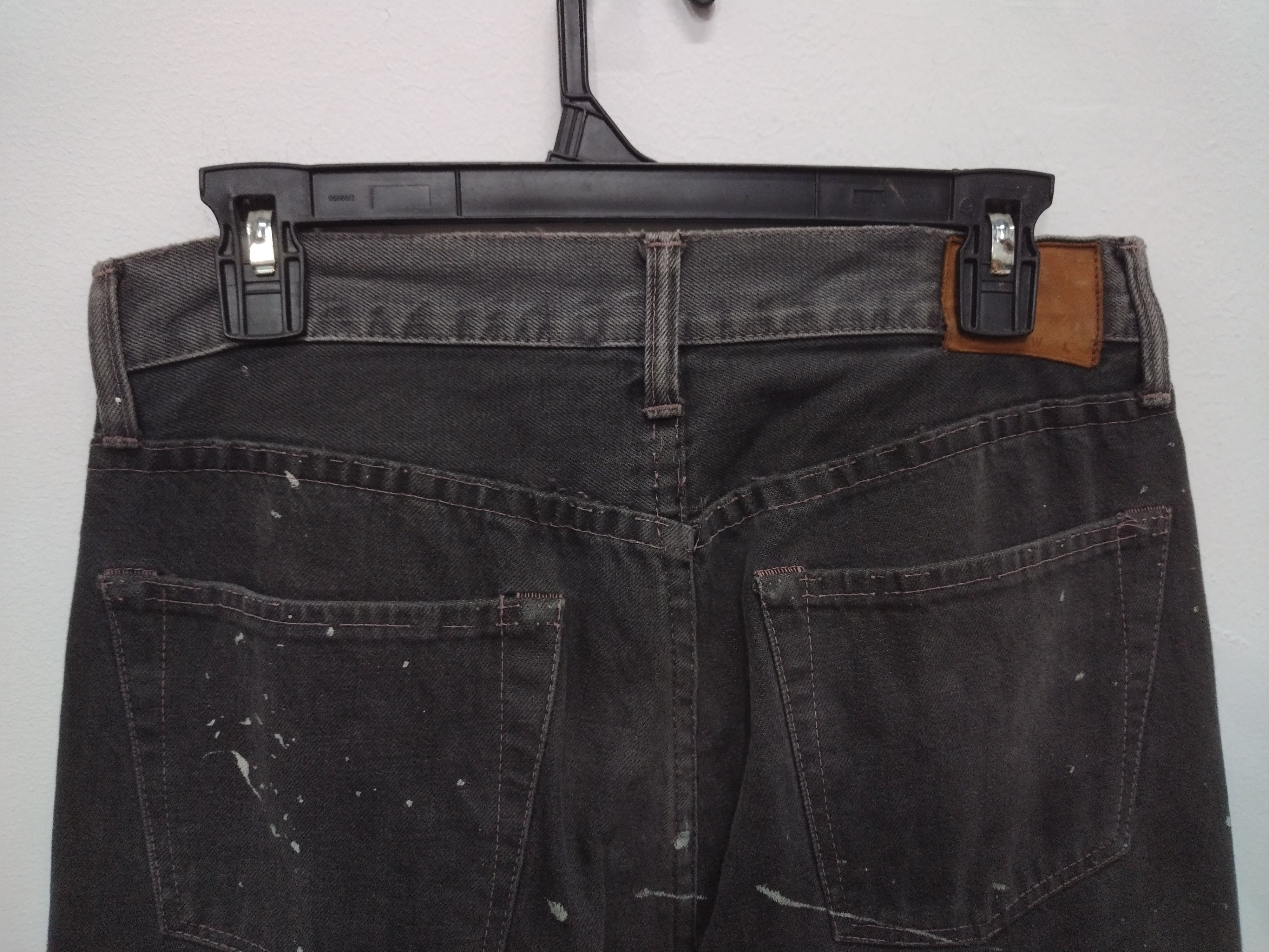 Indian Motorcycle INDIAN MOTORCYCLE DENIM HANDPAINTED SELVEDGE HIDDEN RIVET Size US 31 - 14 Thumbnail