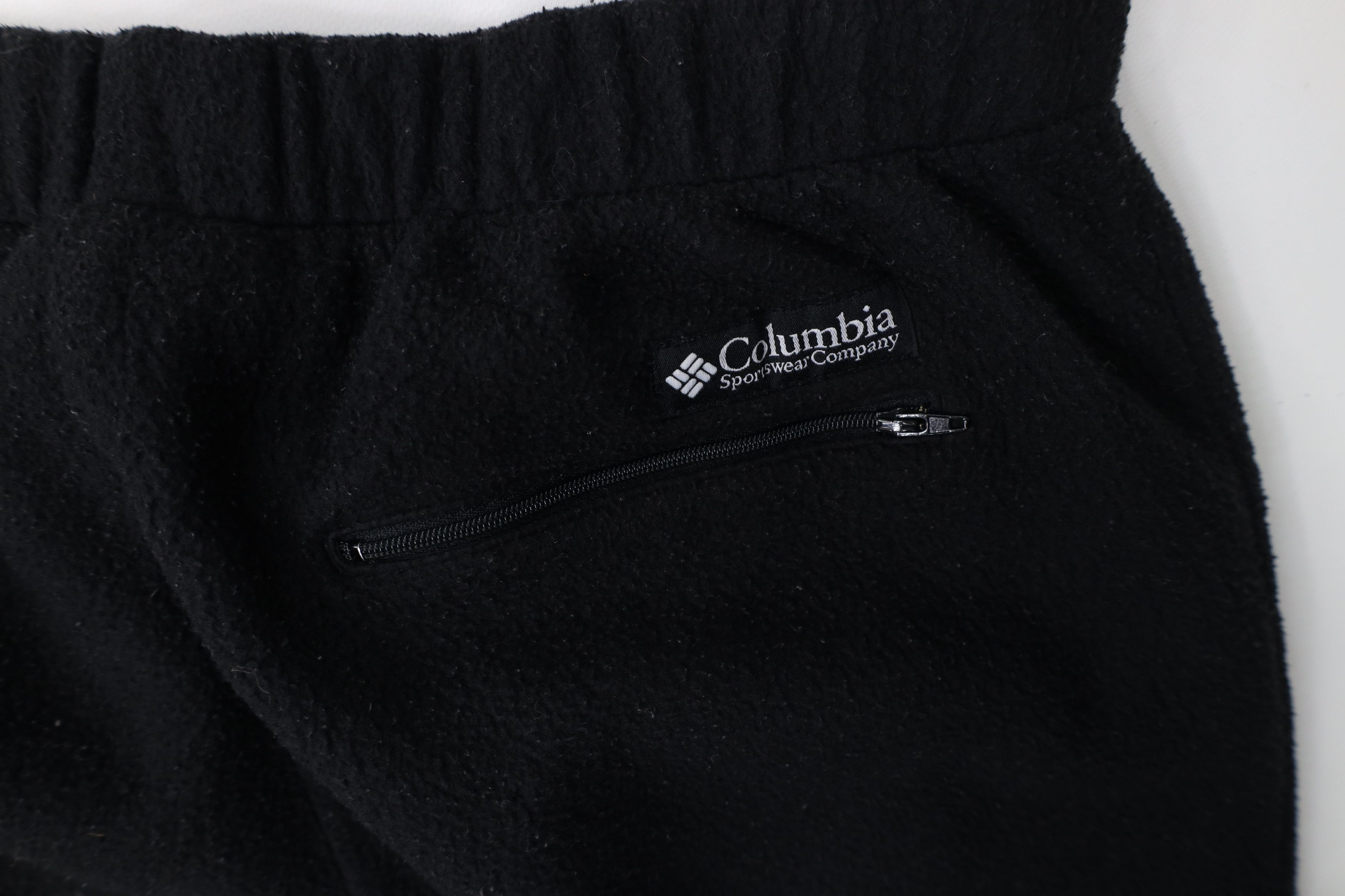 Columbia Vintage 90s Columbia Fleece Sweatpants Joggers Pants Black Size 30" / US 8 / IT 44 - 11 Thumbnail