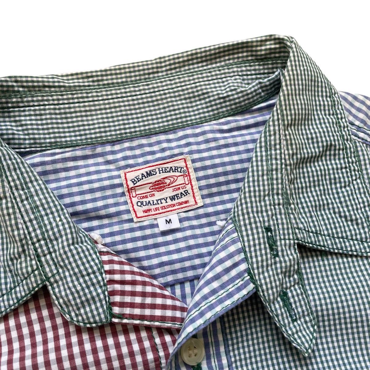 Beams Japan × Beams Plus × Vintage VINTAGE Y2K BEAMS HEART BUTTON UPS SHIRT Size US M / EU 48-50 / 2 - 4 Thumbnail