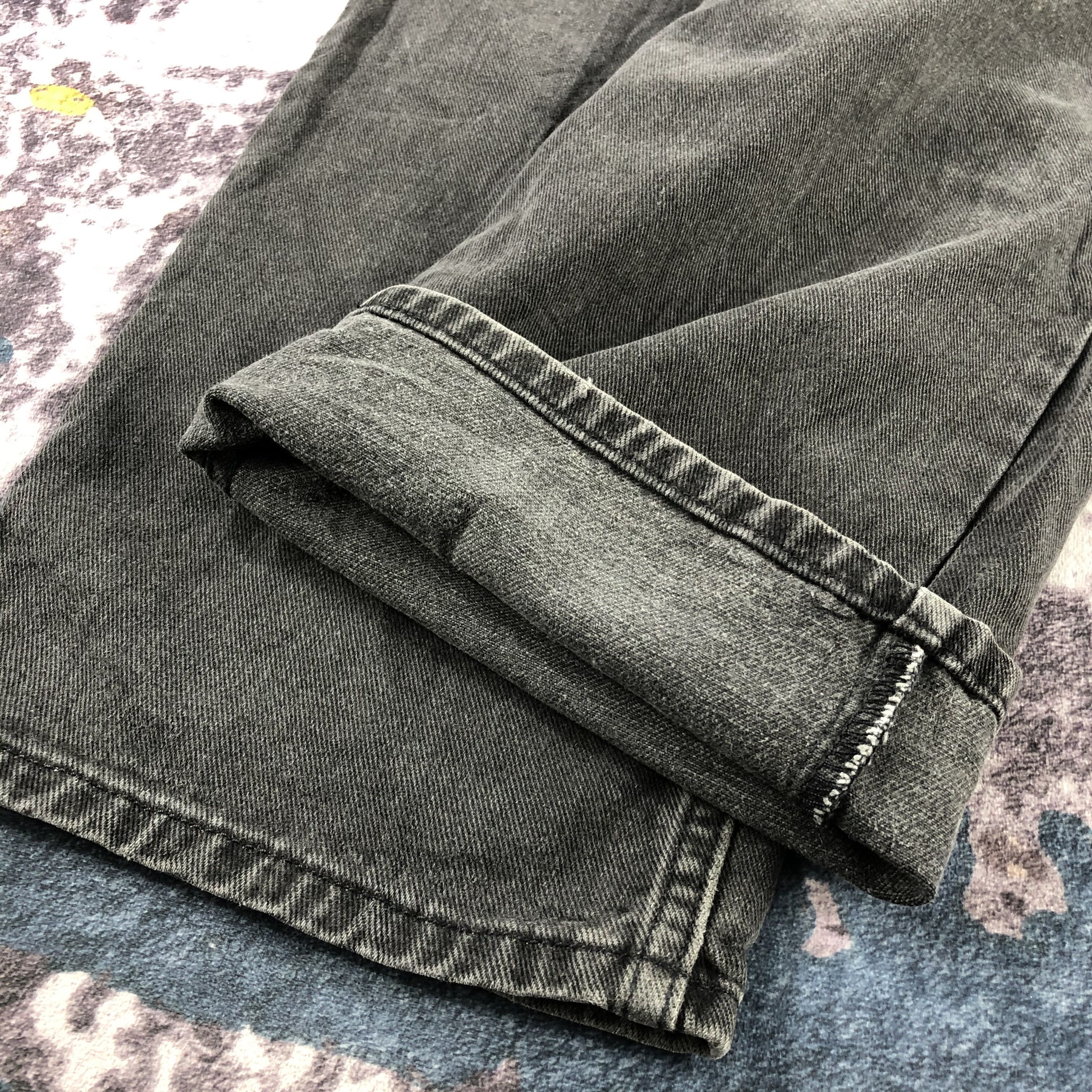 Levi's × Vintage Vintage Faded Black Levis Jeans-JM3062 Size US 37 - 8 Thumbnail