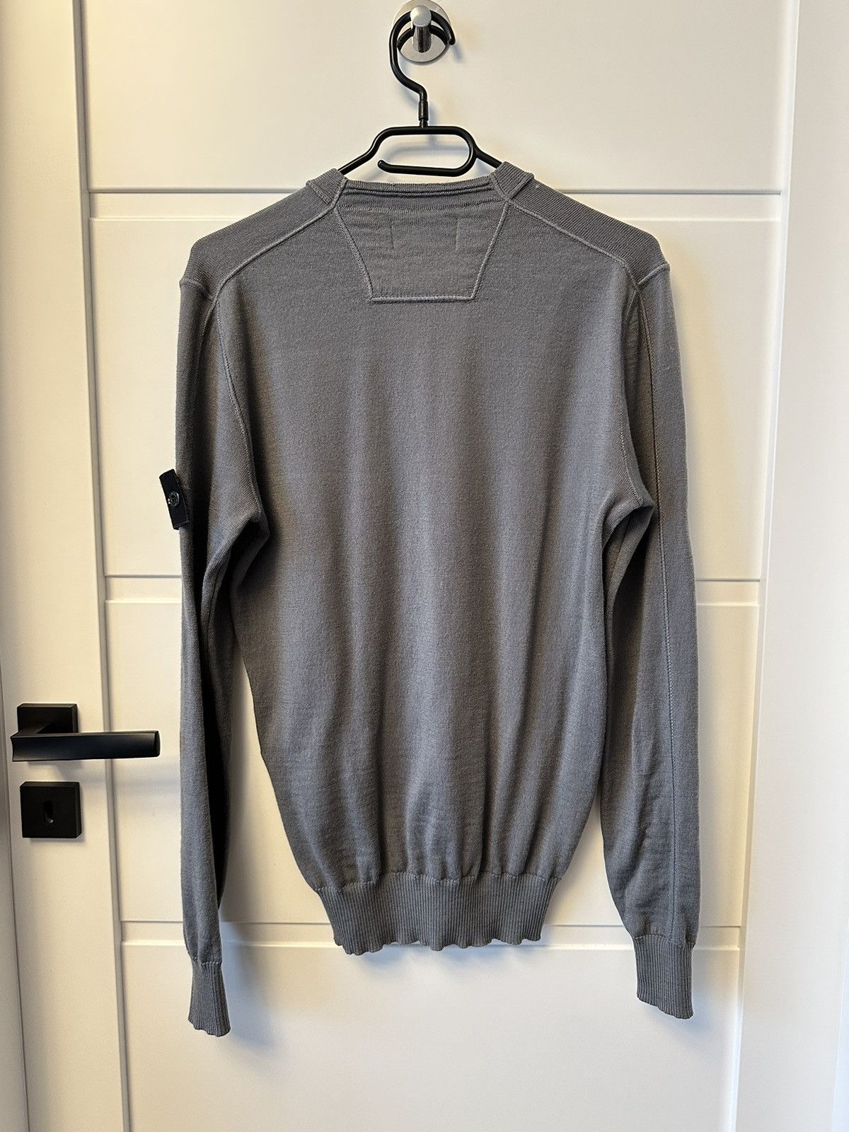 Stone Island Stone Island v neck wool jumper grey sweater Size US S / EU 44-46 / 1 - 8 Thumbnail