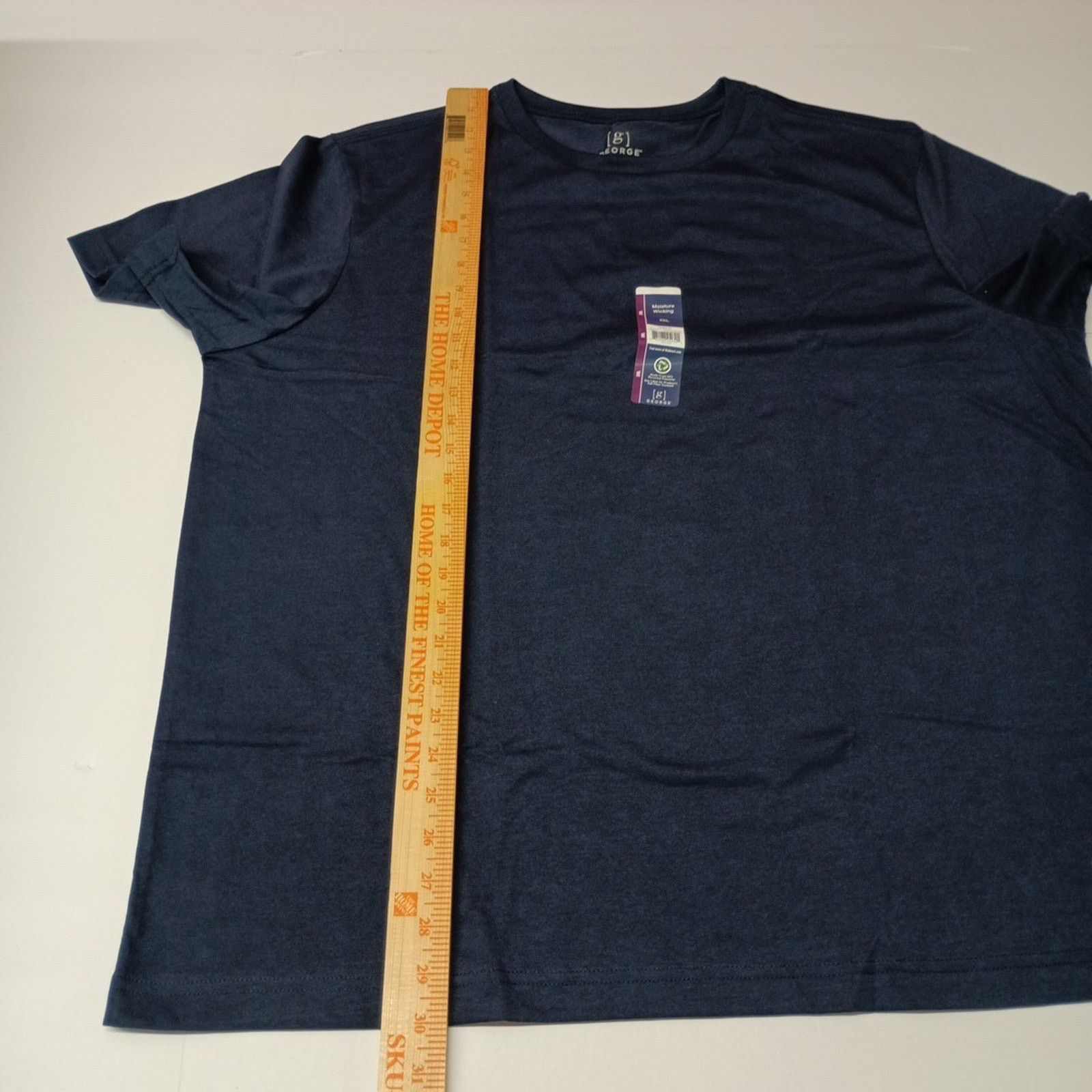 George George Men's T-Shirt Short Sleeve Size 2XL Moisture Wicking Size US XXL / EU 58 / 5 - 5 Thumbnail