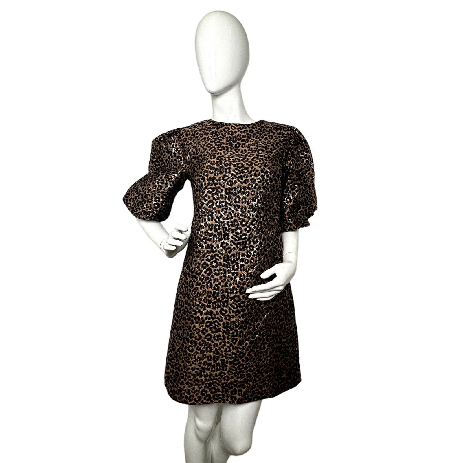 Kate Spade Kate Spade Leopard Taxi Mainline Dress Bungalow Size 6 Size M / US 6-8 / IT 42-44 - 4 Thumbnail