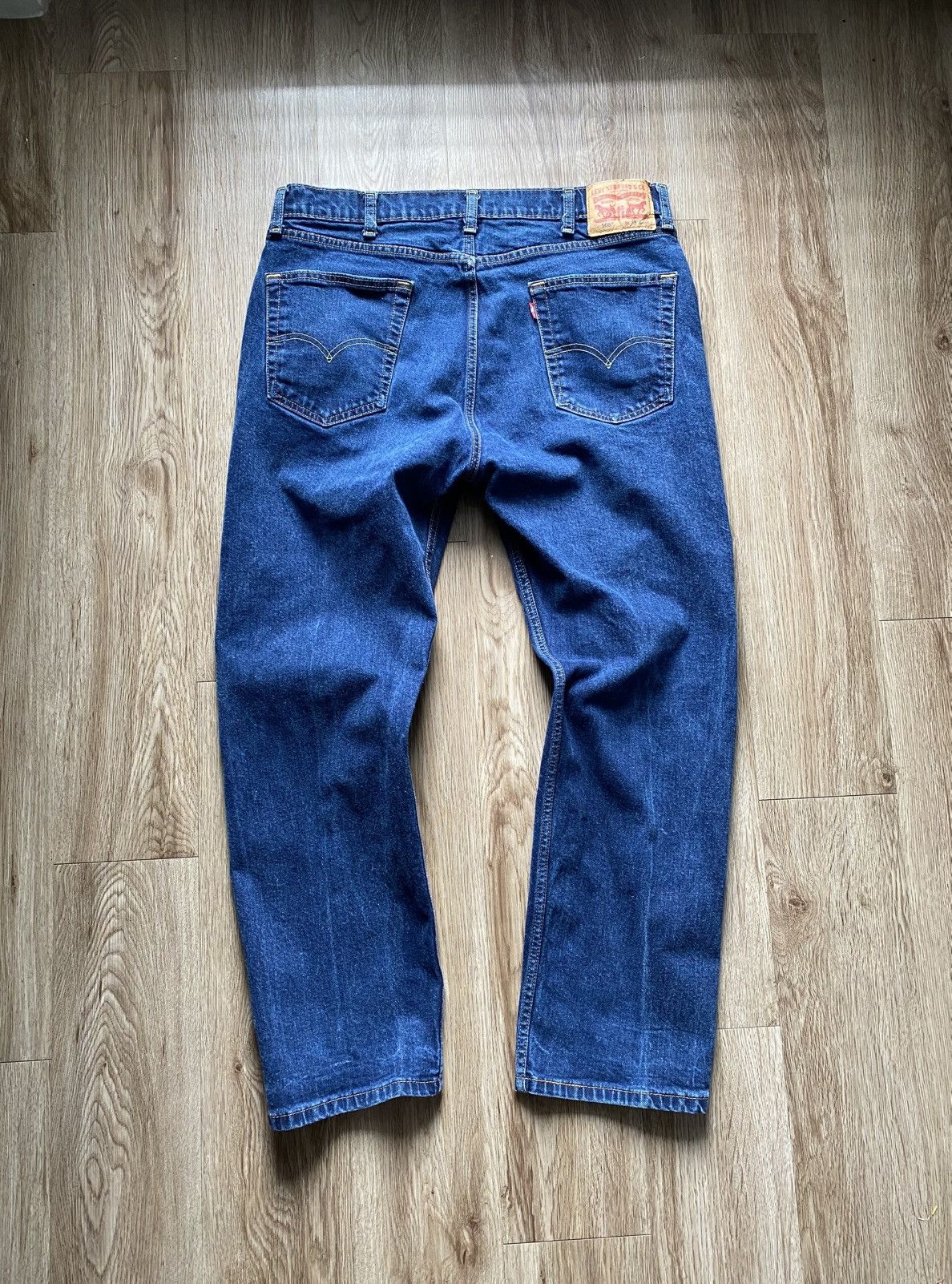 Levi's Levis 505 Dark Wash Denim Jeans Size US 38 / EU 54 - 2 Thumbnail