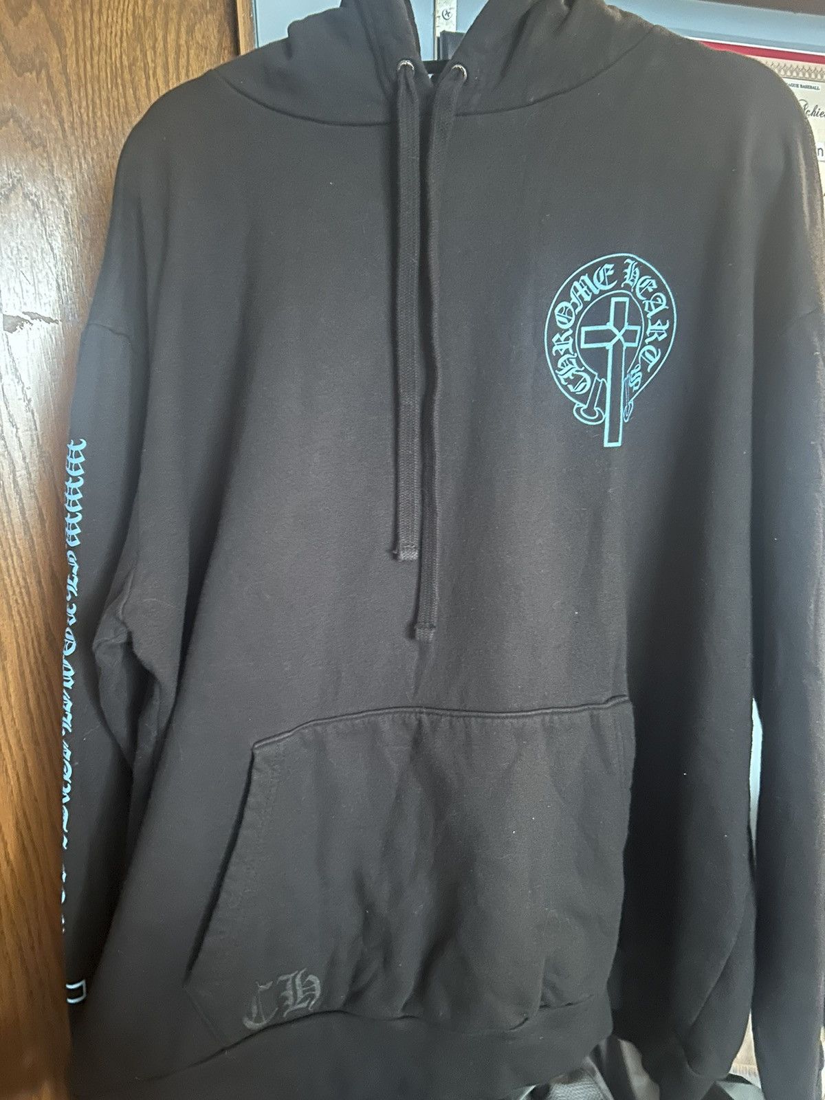 image of Chrome Hearts Maplethorpe Hoodie in Black, Men's (Size XL)