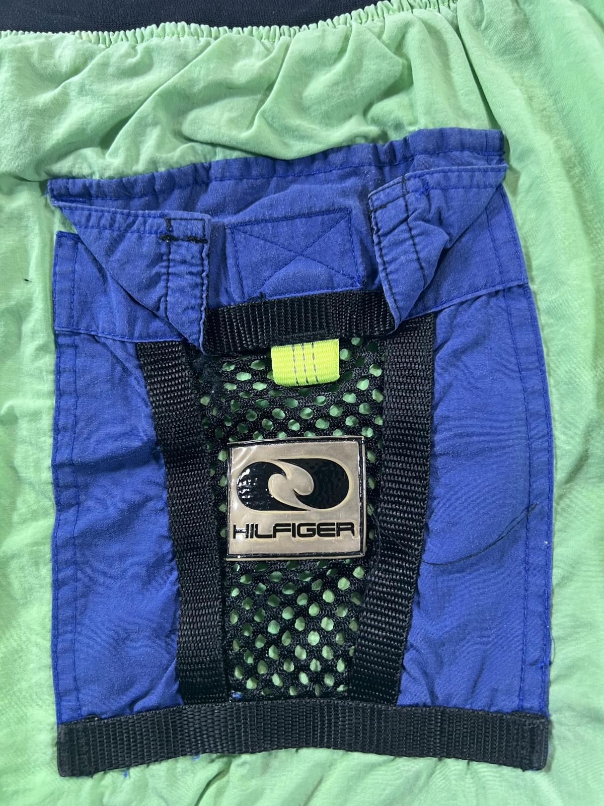 Tommy Hilfiger Vintage Hilfiger Green and Blue Men's shorts XL Size US 36 / EU 52 - 3 Thumbnail