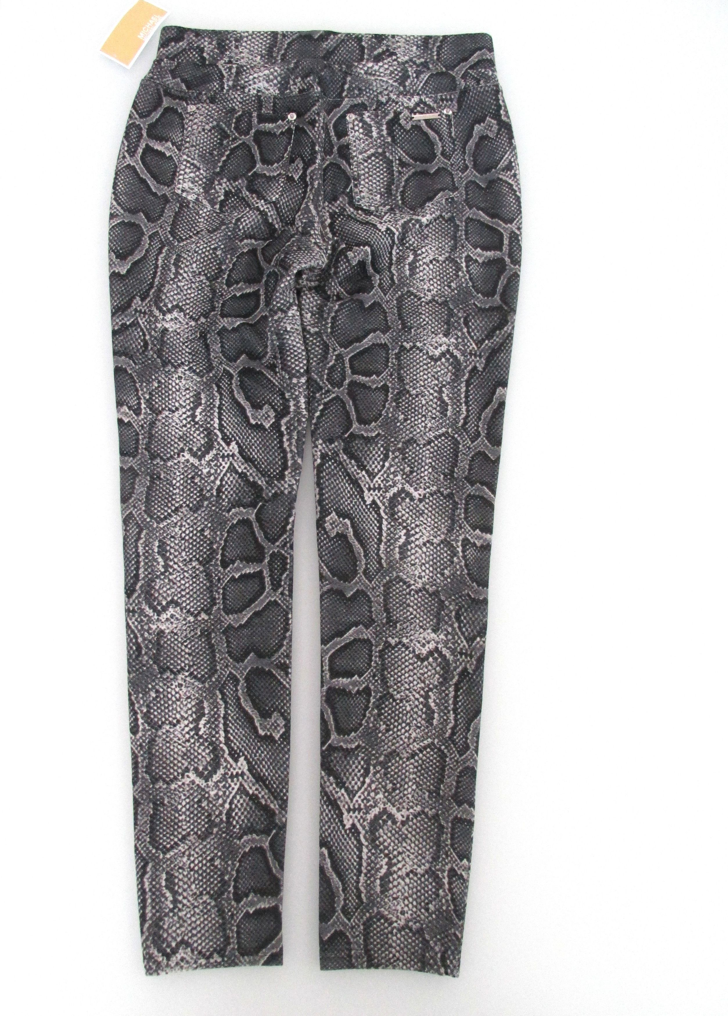 Michael Kors Michael Kors (NWT) Women's Snakeskin Leggings Size Medium Size 30" / US 8 / IT 44 - 6 Thumbnail