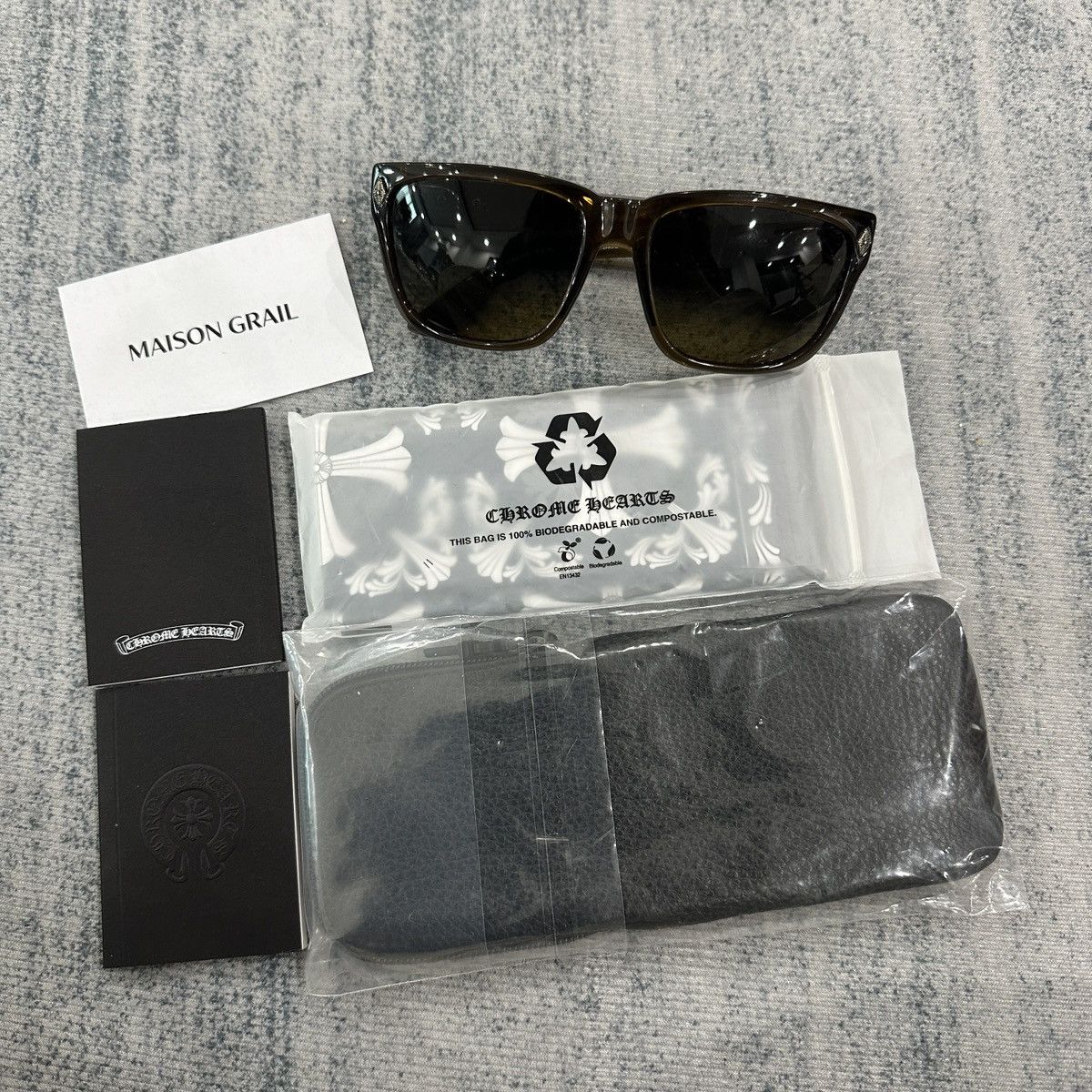 Chrome Hearts CHROME HEARTS DISCO STICK DEADWOOD SUNGLASSES Size ONE SIZE - 2 Thumbnail