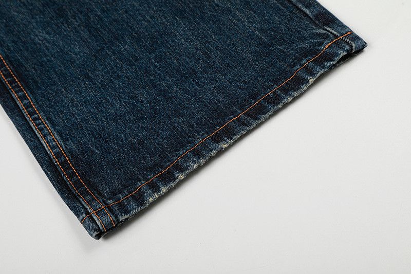 Jean American retro whiskering loose-fitting jeans for men Size US 32 / EU 48 - 6 Thumbnail