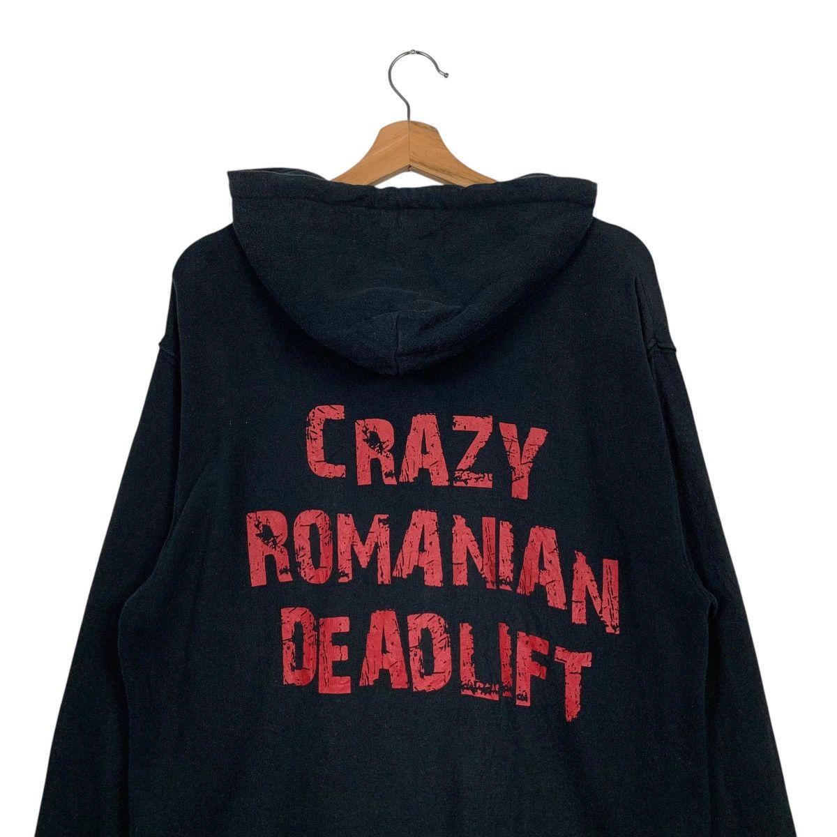 Japanese Brand CRAZY ROMANIAN DEADLIFT Big Logo Zipper Hoodies #1610-C72 Size US XXL / EU 58 / 5 - 2 Thumbnail