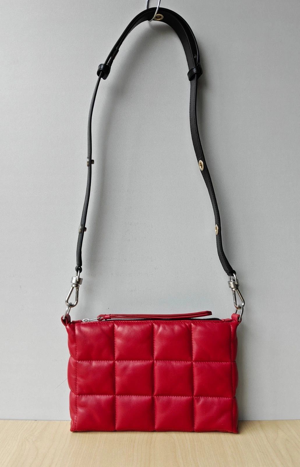 Allsaints ALLSAINTS Eve Leather Quilted Crossbody Bag FTP - 8209 Size ONE SIZE - 1 Thumbnail