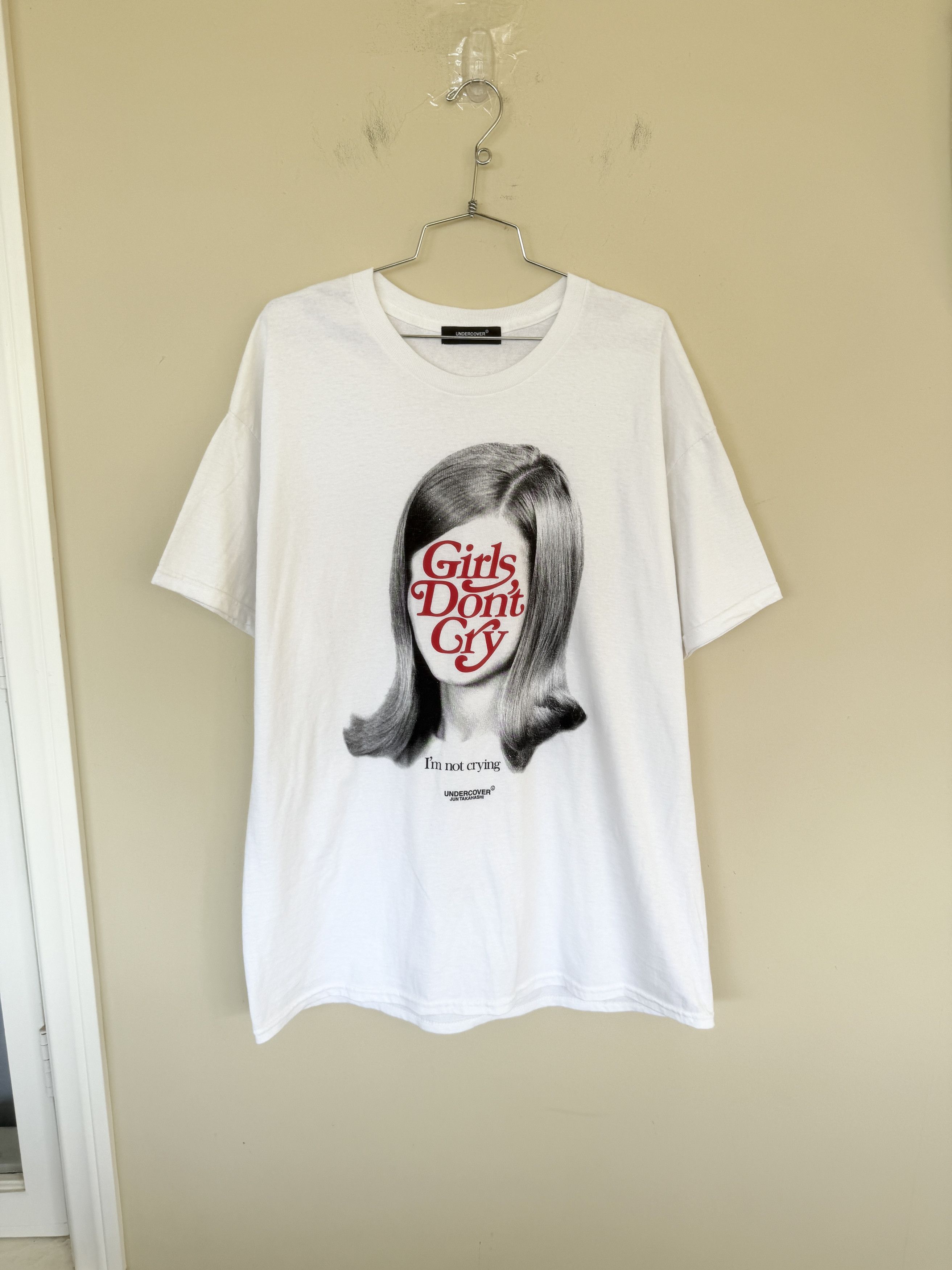 Girls Don't Cry But She Cries Tシャツ De-void* × VERDY But She Cries Tシャツ 黒 - メルカリ