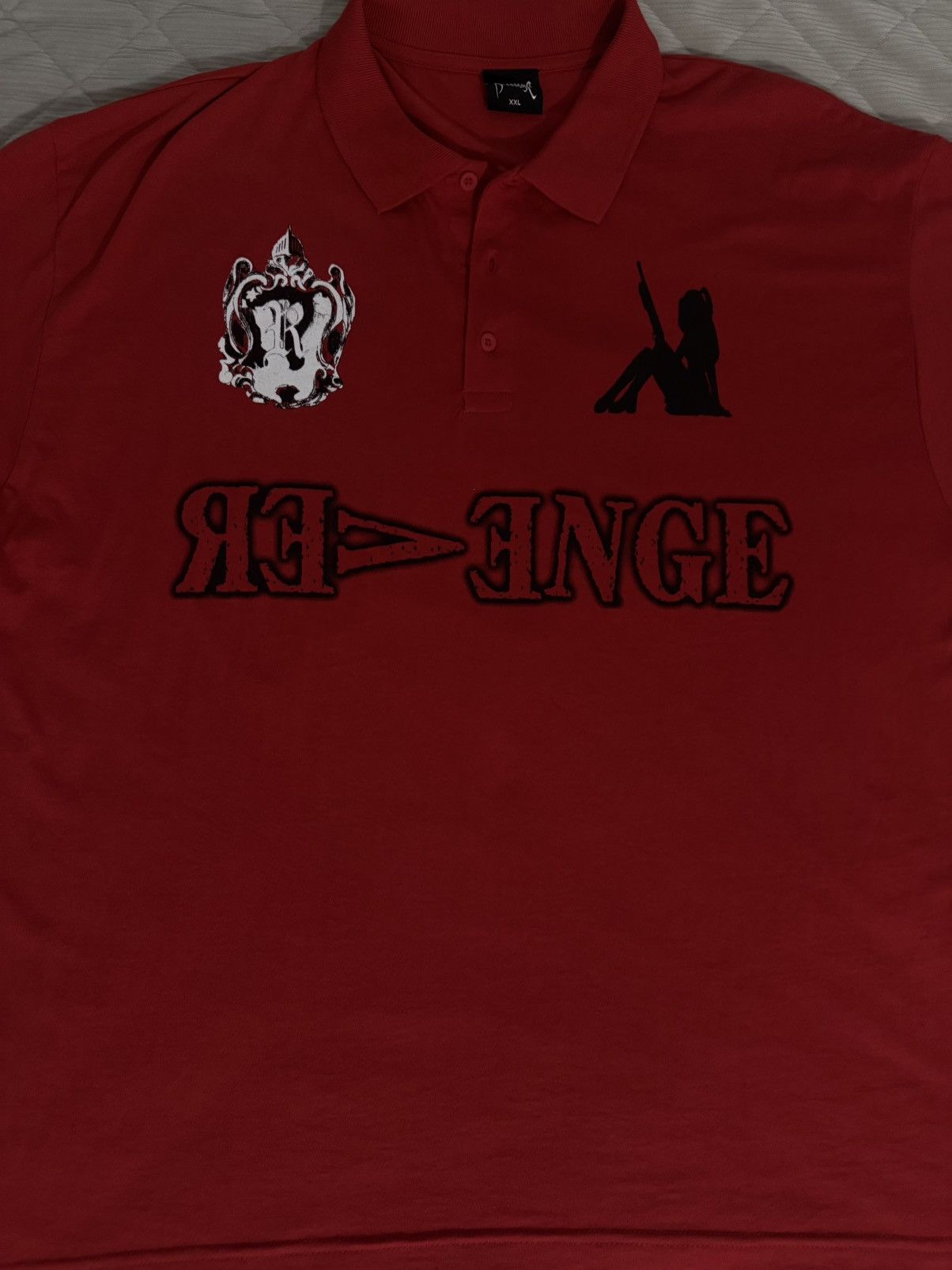 Revenge (2XL) REVENGE D1E POLO RED/BLACK Size US XXL / EU 58 / 5 - 3 Thumbnail