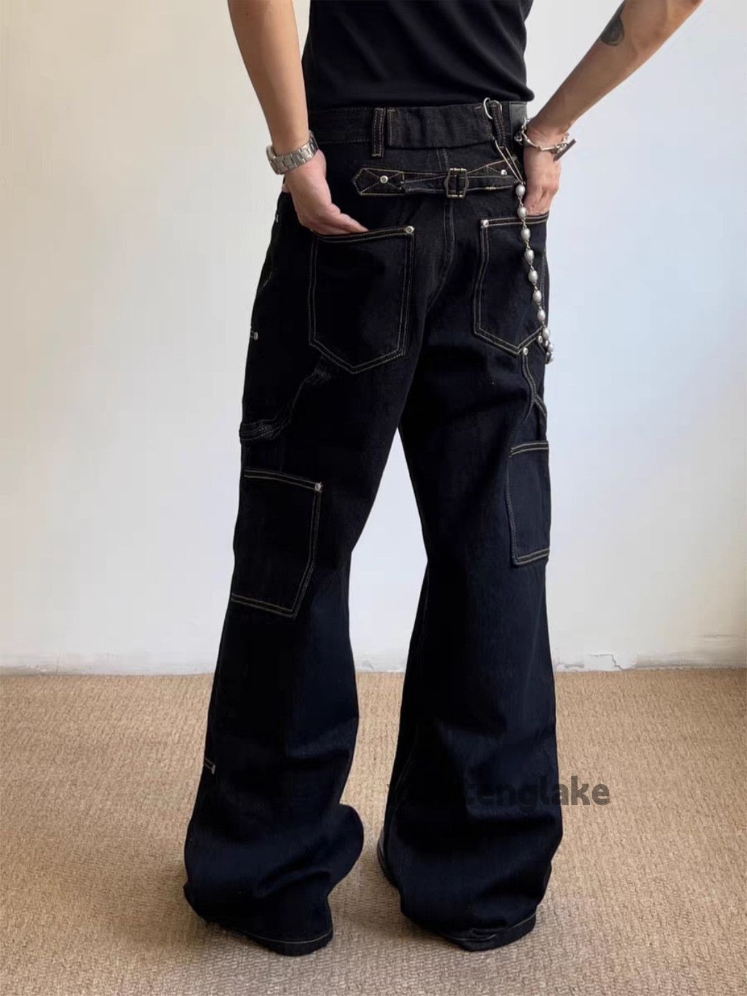 Jean xz vintage wide Leg loose hiphop carpenter jeans Size US 32 / EU 48 - 6 Thumbnail