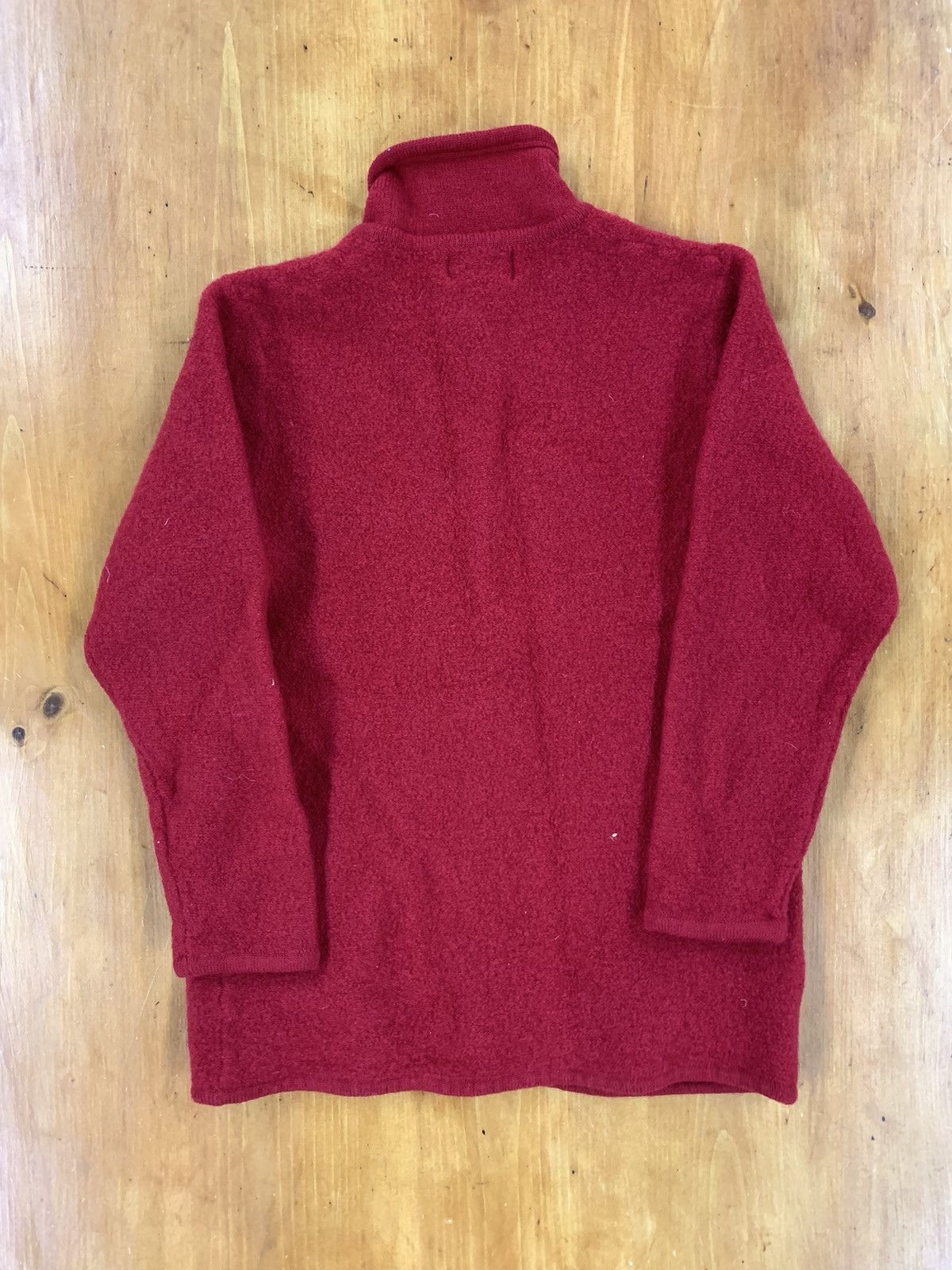 Vintage Vintage Red Wool Knit Button Up Size US S / EU 44-46 / 1 - 1 Thumbnail